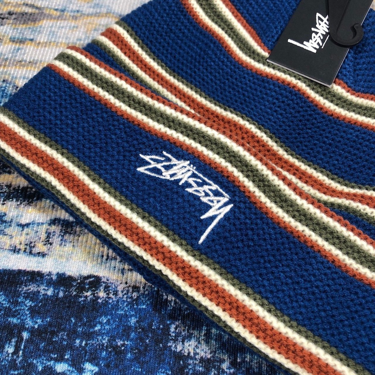 Stussy × Vintage Stussy Triple Stripe Cuff Beanie Size ONE SIZE - 3 Thumbnail