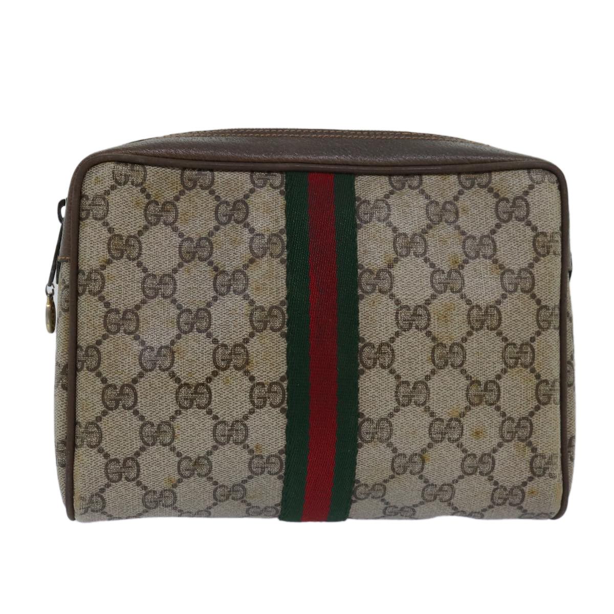 Gucci Gg Canvas Beige Canvas Clutch Bag (Pre-Owned) Size ONE SIZE - 1 Thumbnail