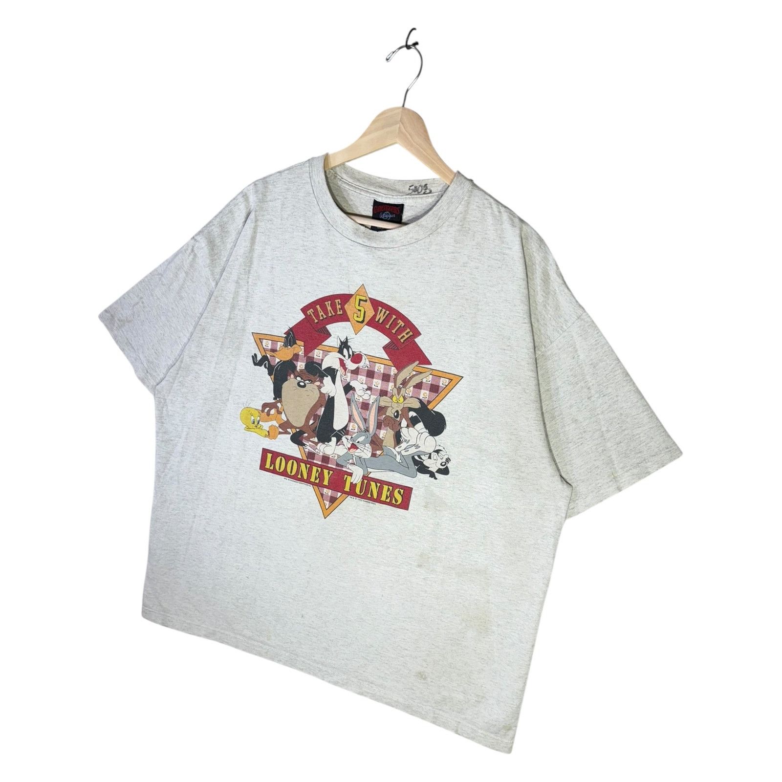Vintage Vintage Looney Tunes Take 5 T-Shirt XXL Size US XXL / EU 58 / 5 - 3 Thumbnail