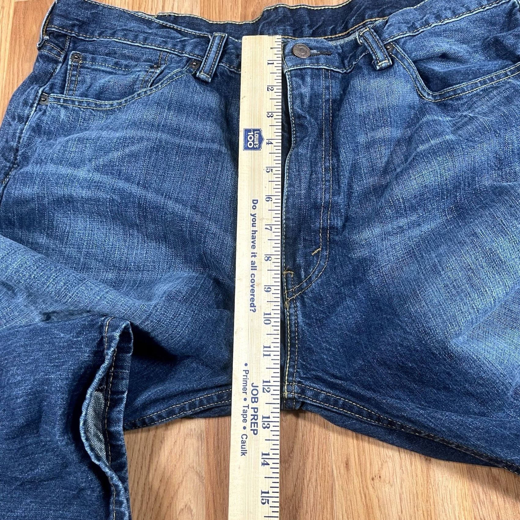 Levi's Levi'S Jeans Mens 38 Blue Men 38Wx34L Strauss Straight Leg Fit Denim Cotton Size US 38 / EU 54 - 5 Thumbnail