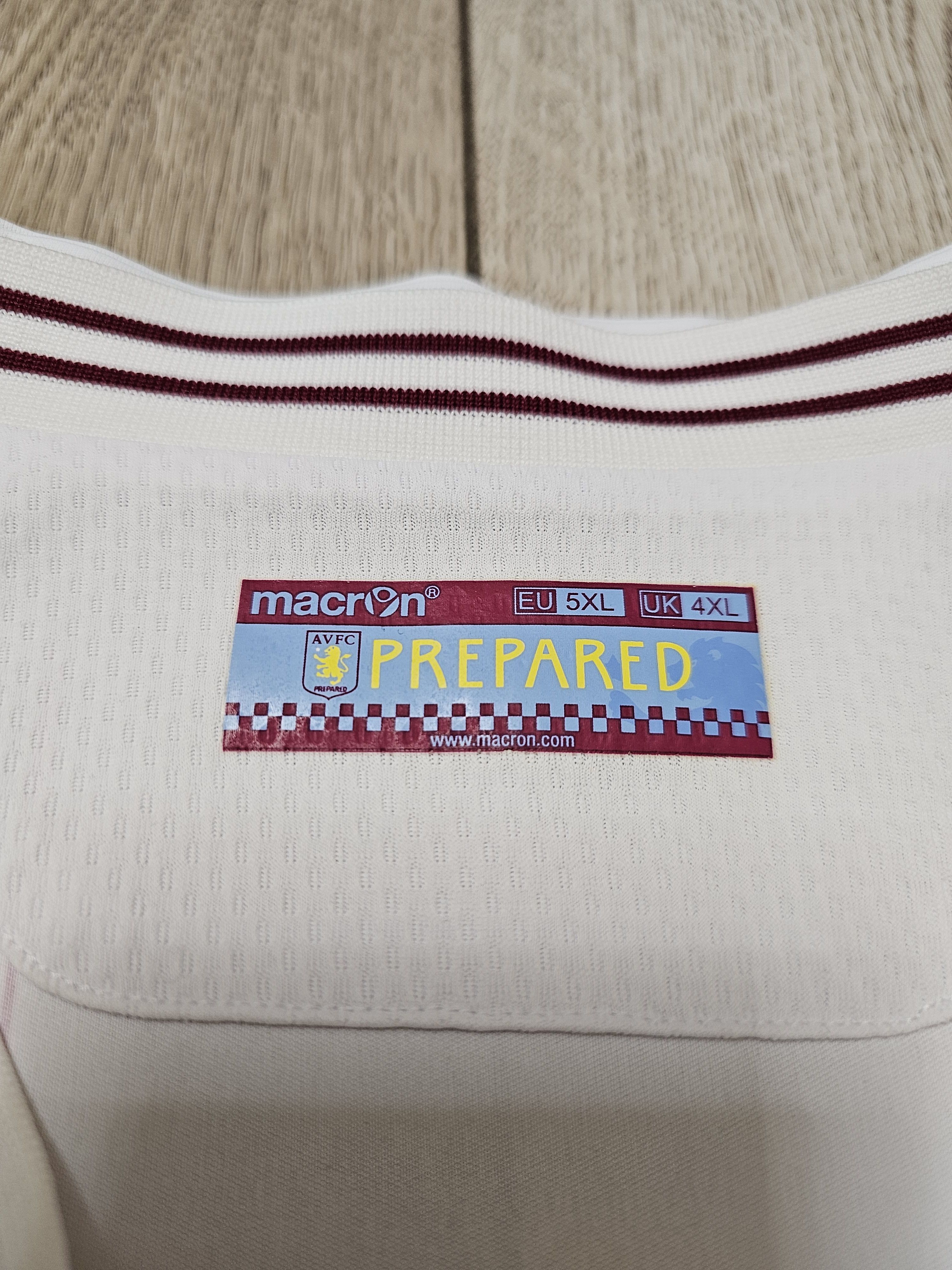 Macron ASTON VILLA 2014 2015 AWAY FOOTBALL SHIRT SOCCER JERSEY 4XL Size US XXL / EU 58 / 5 - 8 Thumbnail
