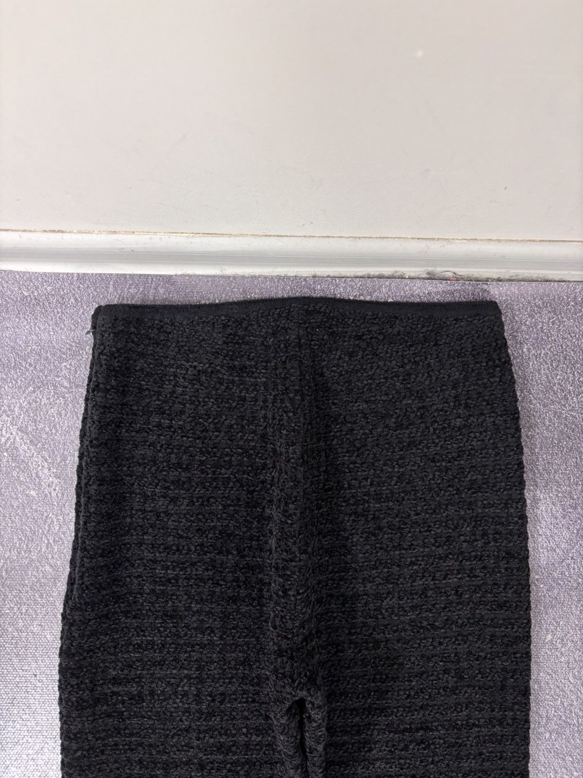 Sandro Sandro Paris NWT Women’s Black Velvet Tweed Flared Pants Size 27" / US 4 / IT 40 - 17 Thumbnail