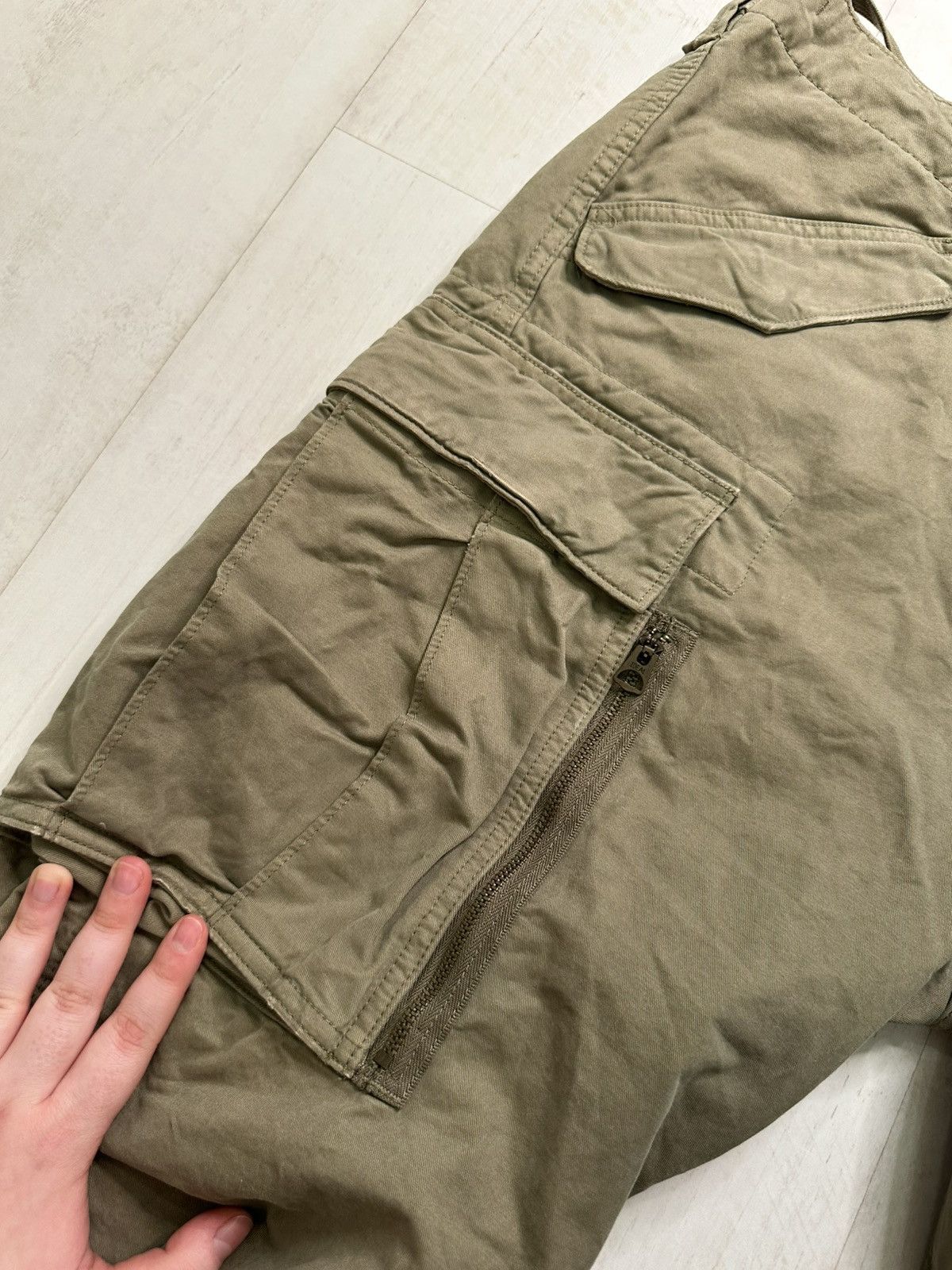Polo Ralph Lauren × Vintage Polo Ralph Lauren military cargo khaki pants Size US 36 / EU 52 - 3 Thumbnail