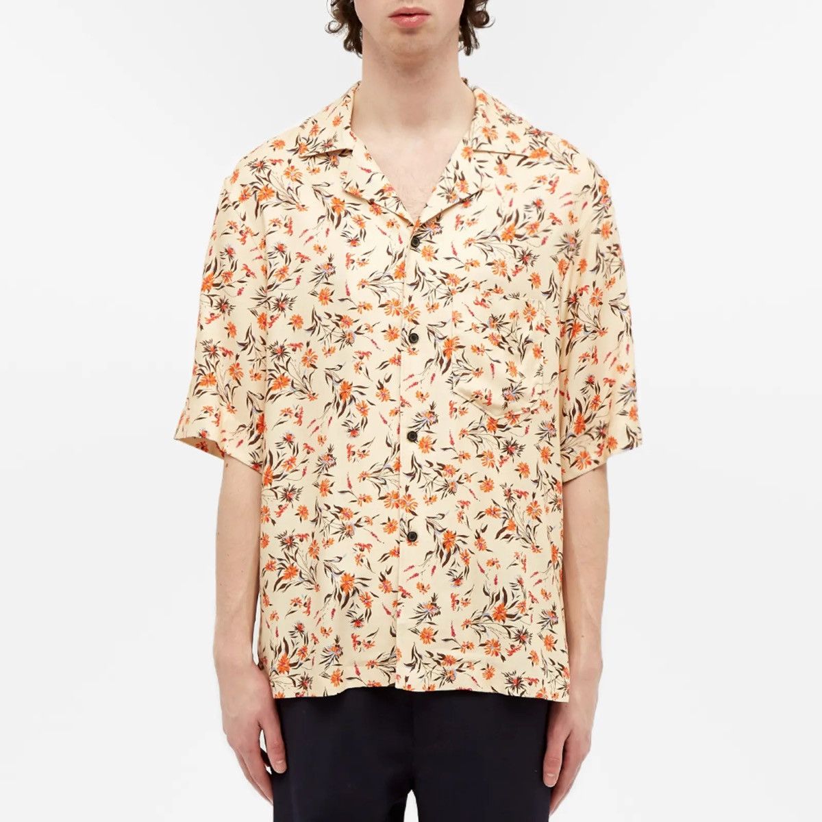 Acne Studios ACNE STUDIOS SIMON FLUID FLOWER POWER VACATION SHIRT Size US M / EU 48-50 / 2 - 3 Thumbnail
