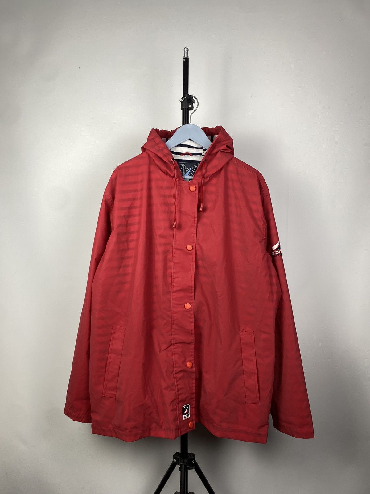 Designer Vintage Usa Scott Yachting Marina 90'S Raincoat Jacket Size US XL / EU 56 / 4 - 1 Thumbnail
