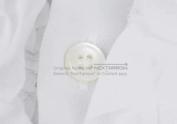 Comme des Garcons Comme des Garcons White Retro Folded Flower Shirt Size S / US 4 / IT 40 - 5 Thumbnail