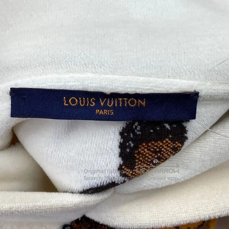 Louis Vuitton Louis Vuitton White Cotton Women's Hoodie . Size L / US 10 / IT 46 - 4 Thumbnail