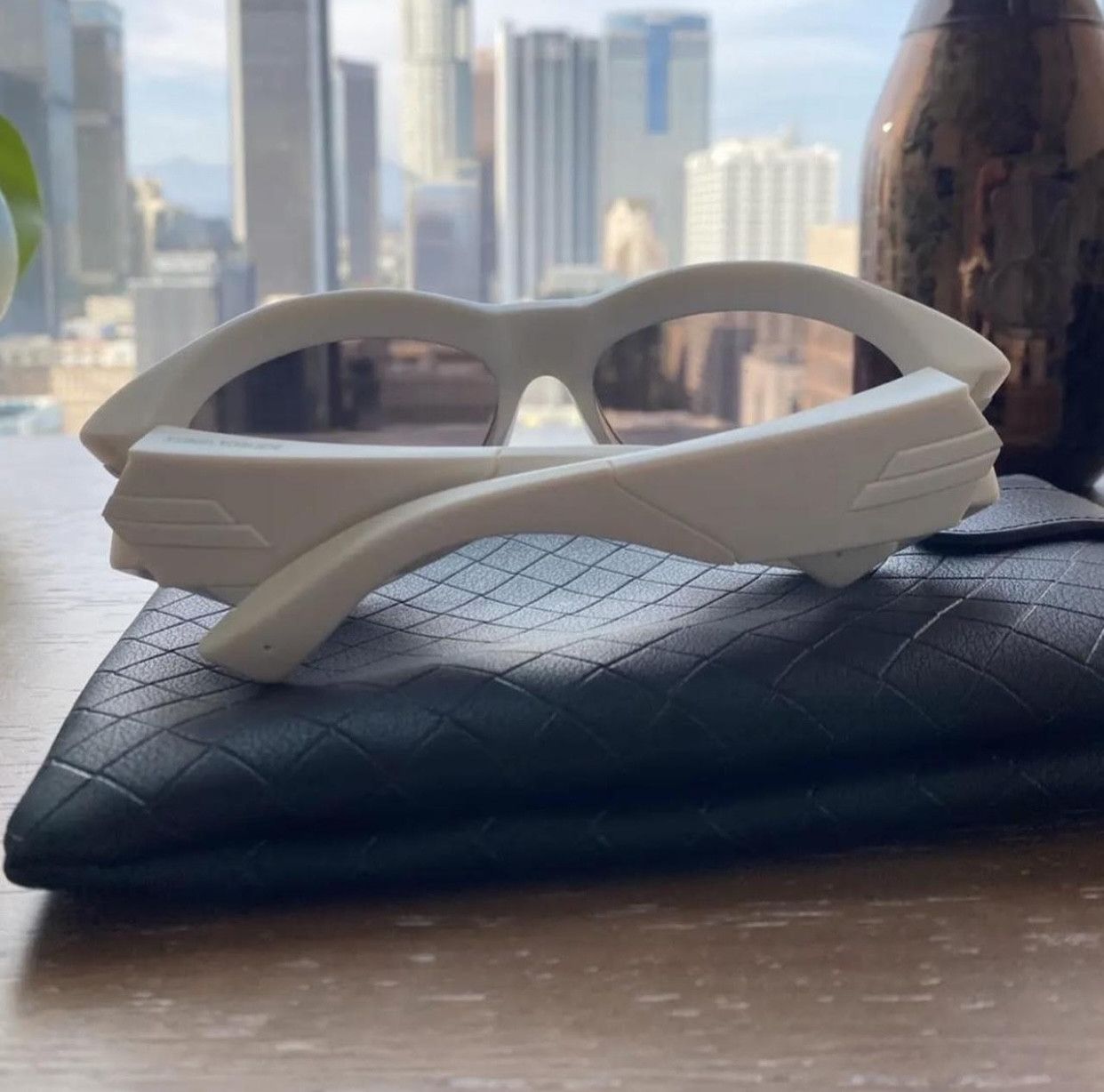 Bottega Veneta Bottega Veneta Cyclops Sunglasses Mirrored oval fw20 Size ONE SIZE - 3 Thumbnail