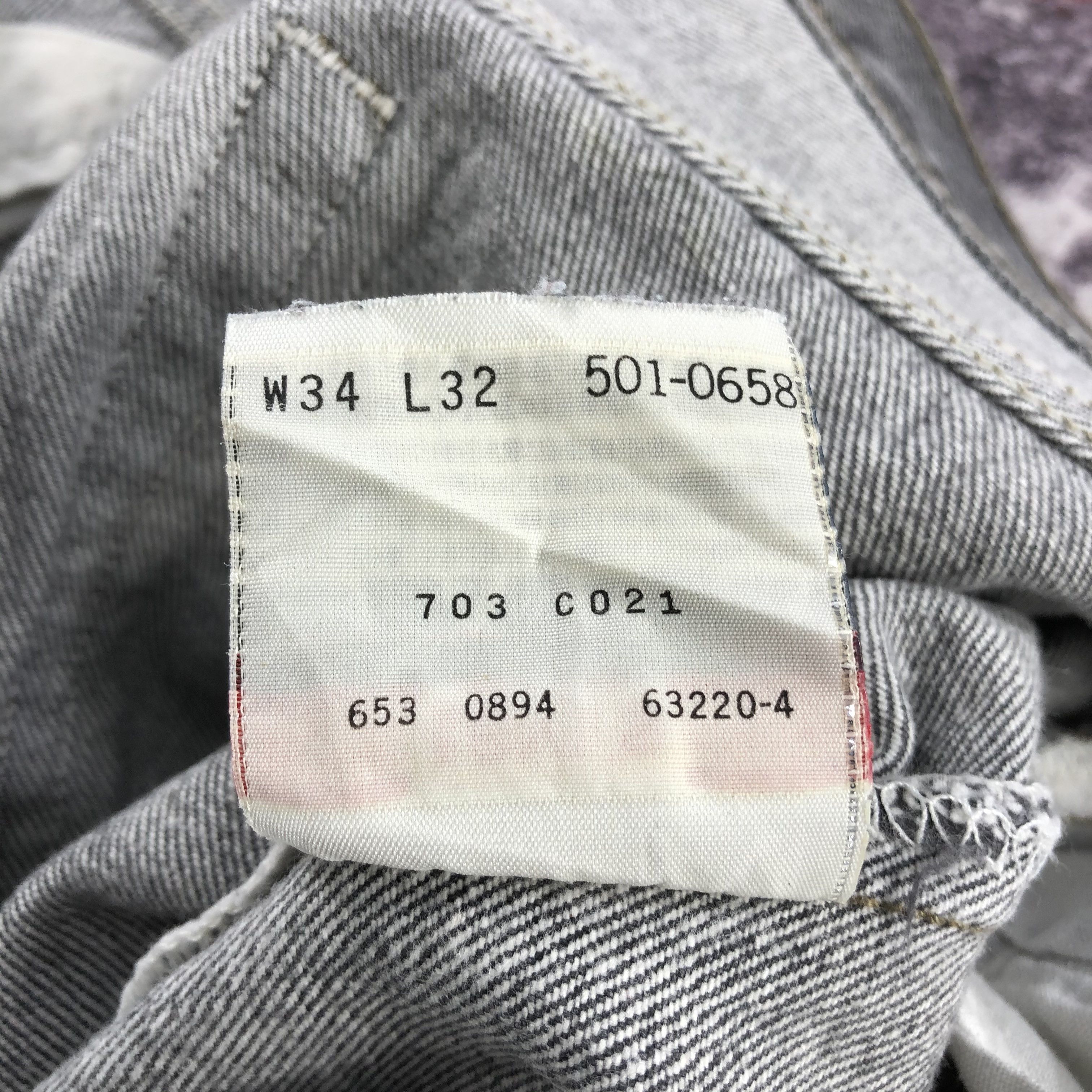 Levi's Vintage 90s Levis 501 Faded Black Jeans-JM2581 Size US 33 - 15 Thumbnail