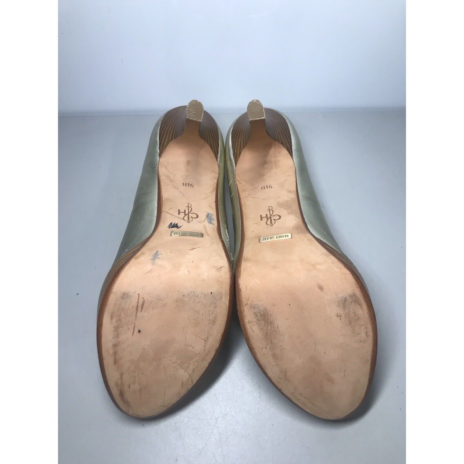 Cole Haan Cole Haan Air Gold Metallic Leather PeepToe Stiletto Heels W Size US 9.5 / IT 39.5 - 9 Thumbnail
