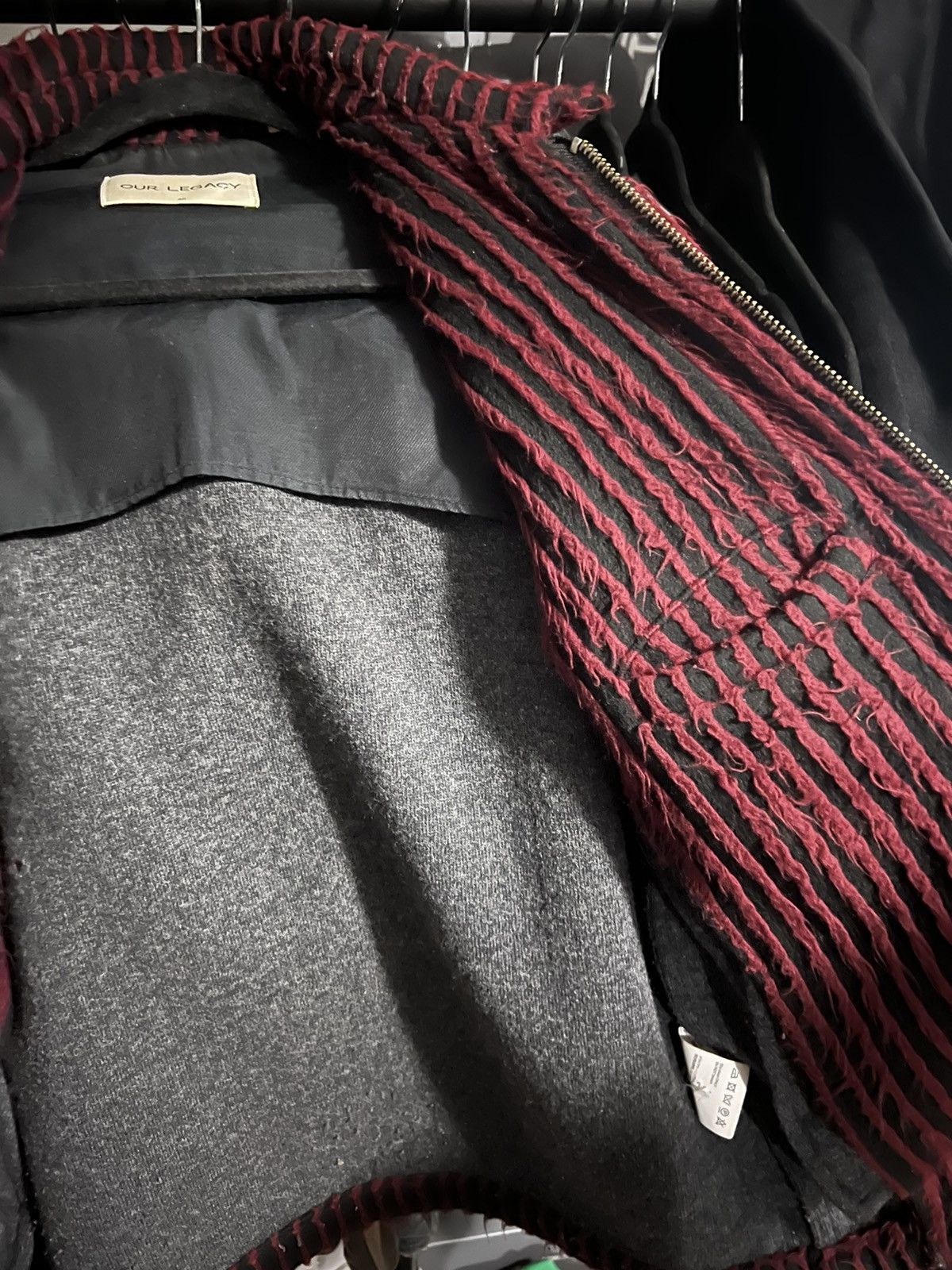 Our Legacy Rare Our Legacy AW/15 Hairy Stripe Jacket Size US M / EU 48-50 / 2 - 4 Thumbnail