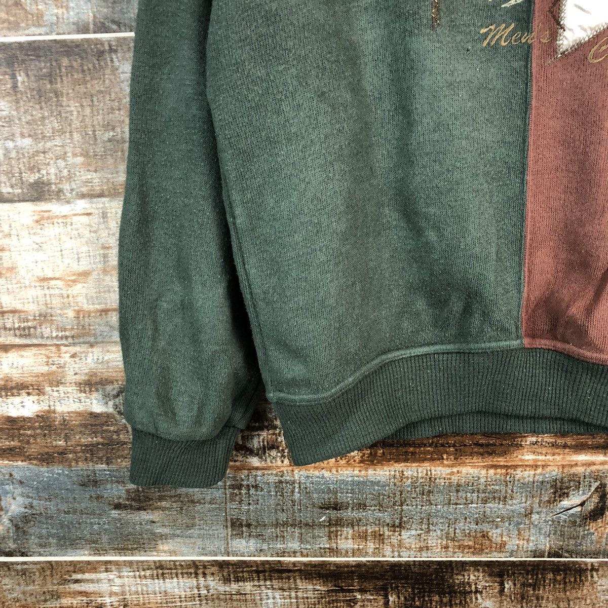 Japanese Brand Bush Hill vintage Brown Green Sweathshirt #A2514 Size US S / EU 44-46 / 1 - 7 Thumbnail