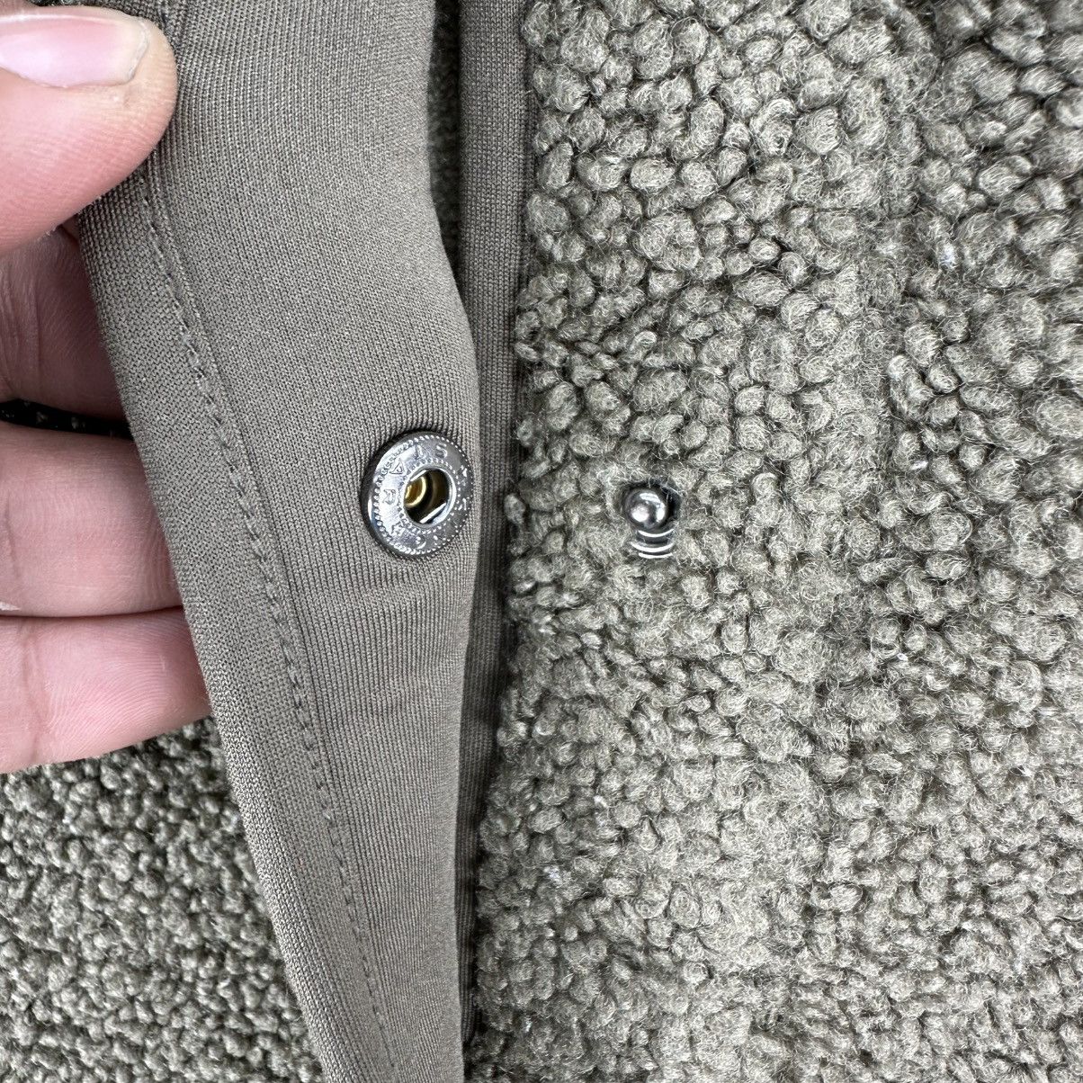 Japanese Brand × Uniqlo Uniqlo Deep Pile Fleece Sherpa Olive Green Cardigan Size M / US 6-8 / IT 42-44 - 11 Thumbnail