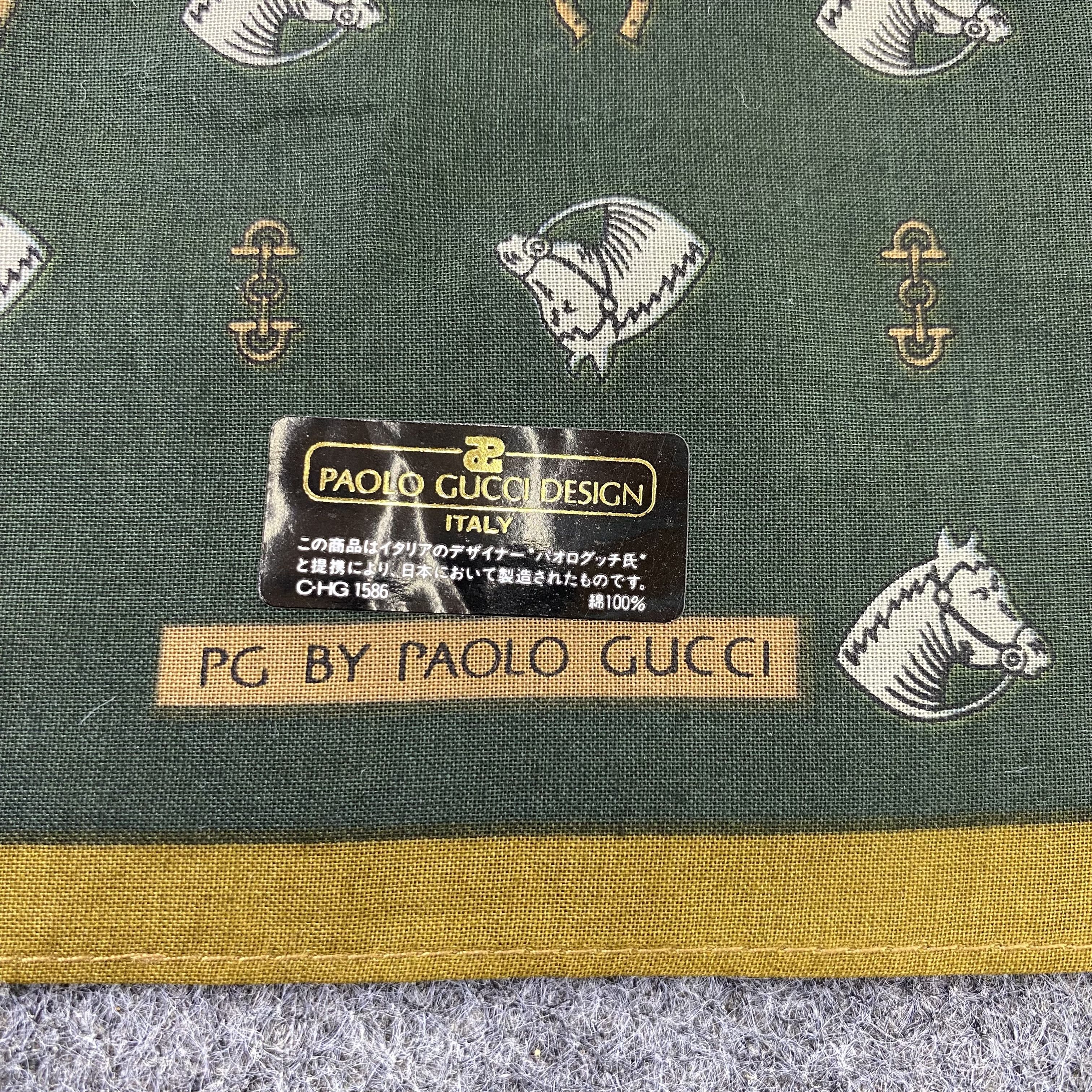 Paolo Gucci Paolo Gucci Handkerchief / Bandana / Neckerchief-B877 Size ONE SIZE - 5 Thumbnail