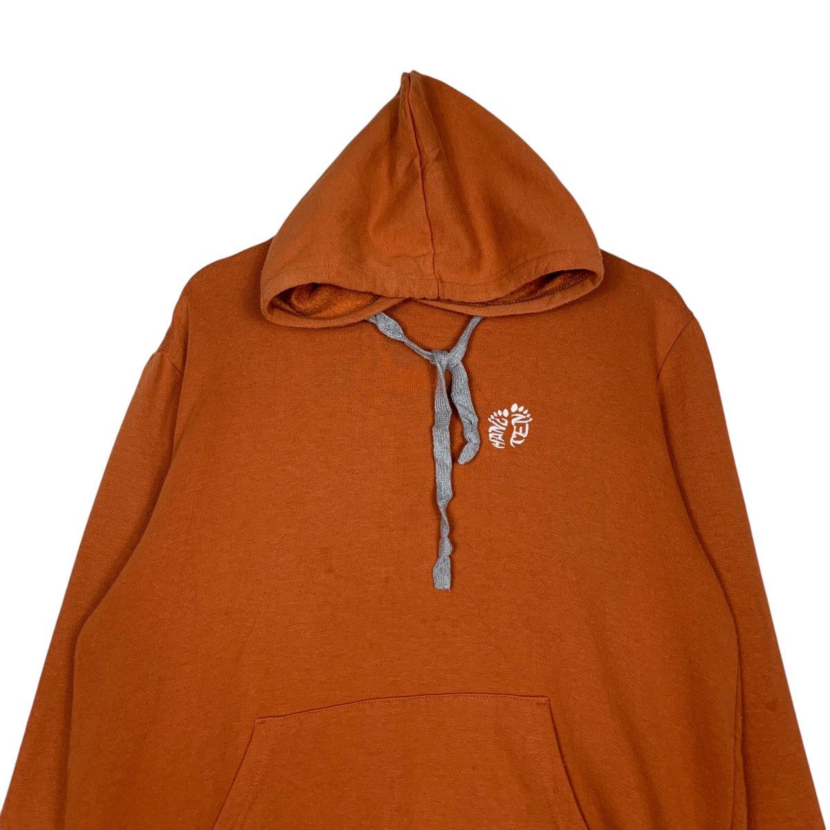 Hang Ten HANGTEN Small Logo Pullover Orange Hoodies #1552-C69 Size US M / EU 48-50 / 2 - 2 Thumbnail