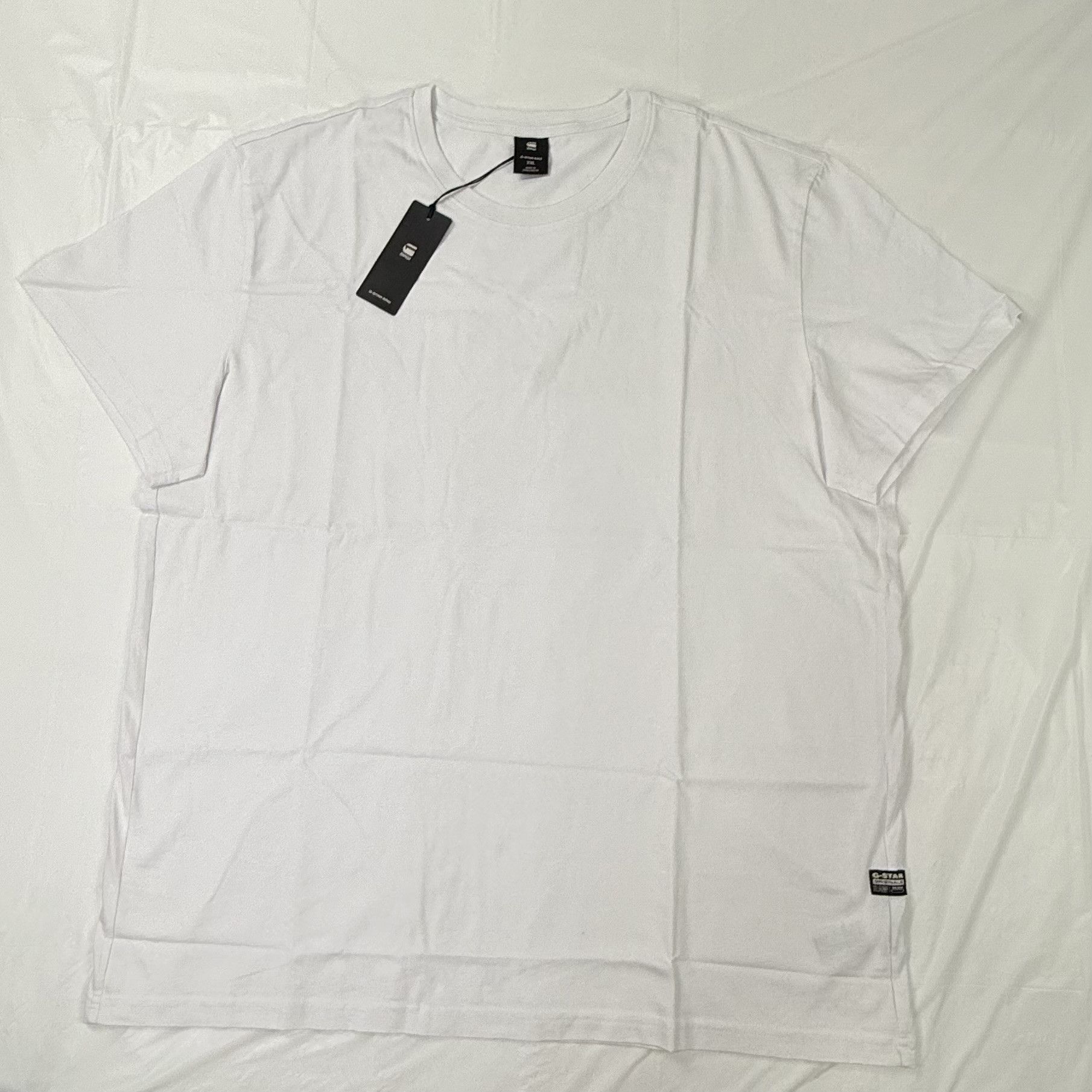 G-Star G-Star Raw Blanco RT White Organic Cotton T-Shirt XXL NEW Size US XXL / EU 58 / 5 - 1 Thumbnail