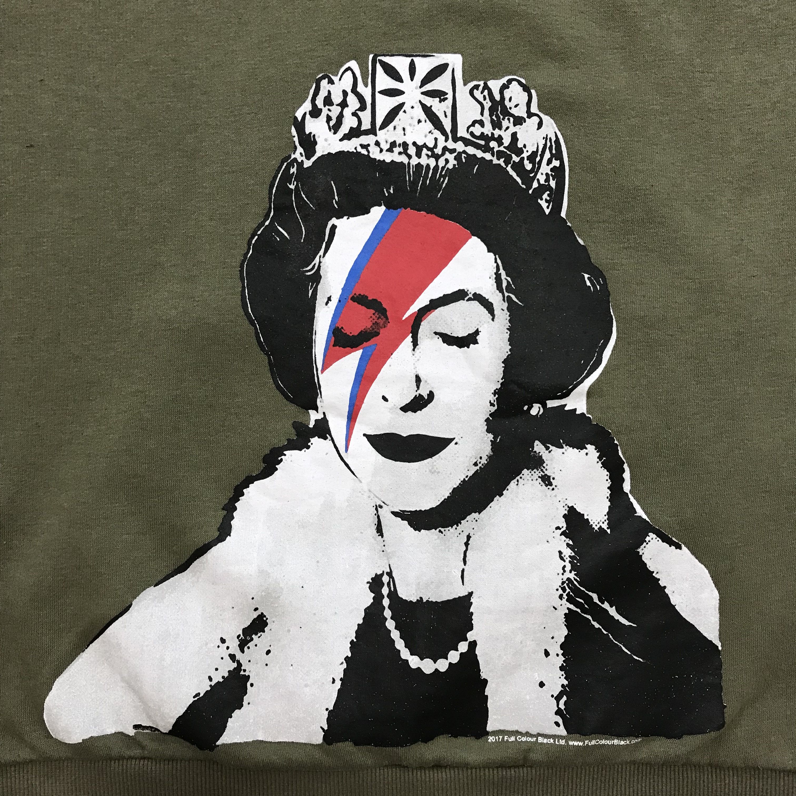 Other BANKSY QUEEN BOWIE LIZZIE STARDUST Brandalised Hoodie Hoody Size US S / EU 44-46 / 1 - 6 Thumbnail