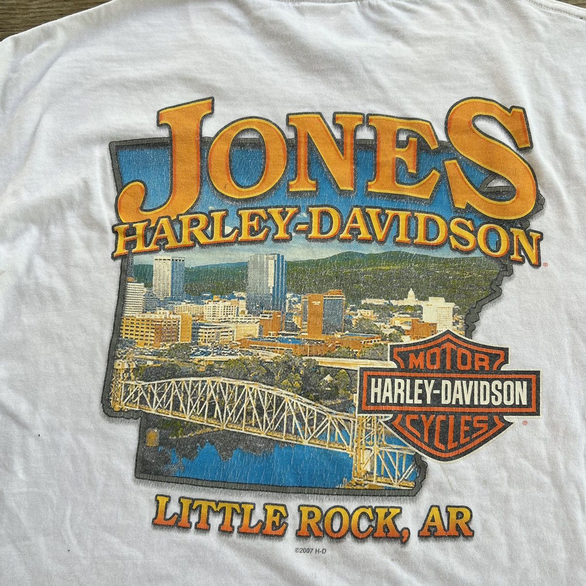 Harley Davidson Vintage Stained Distressed Harley Davidson Biker Chick Shirt Size US XL / EU 56 / 4 - 10 Thumbnail