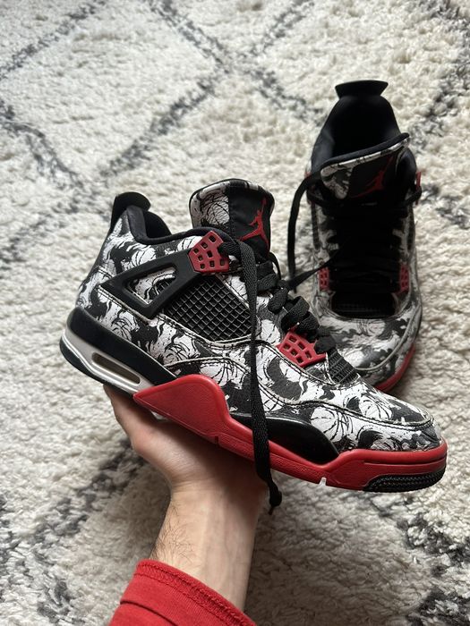 Jordan retro 4 clearance tattoo