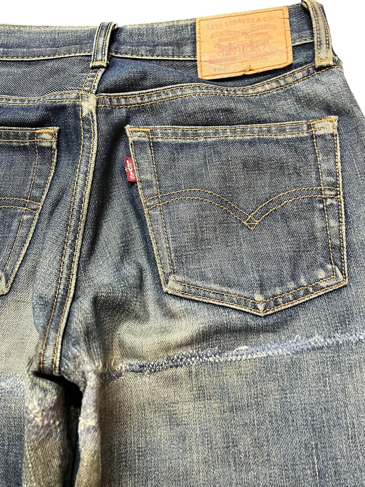 Levi's Vintage Clothing Vintage Levi’s W505 Reconstructed Mudwash Denim Size US 28 / EU 44 - 8 Thumbnail