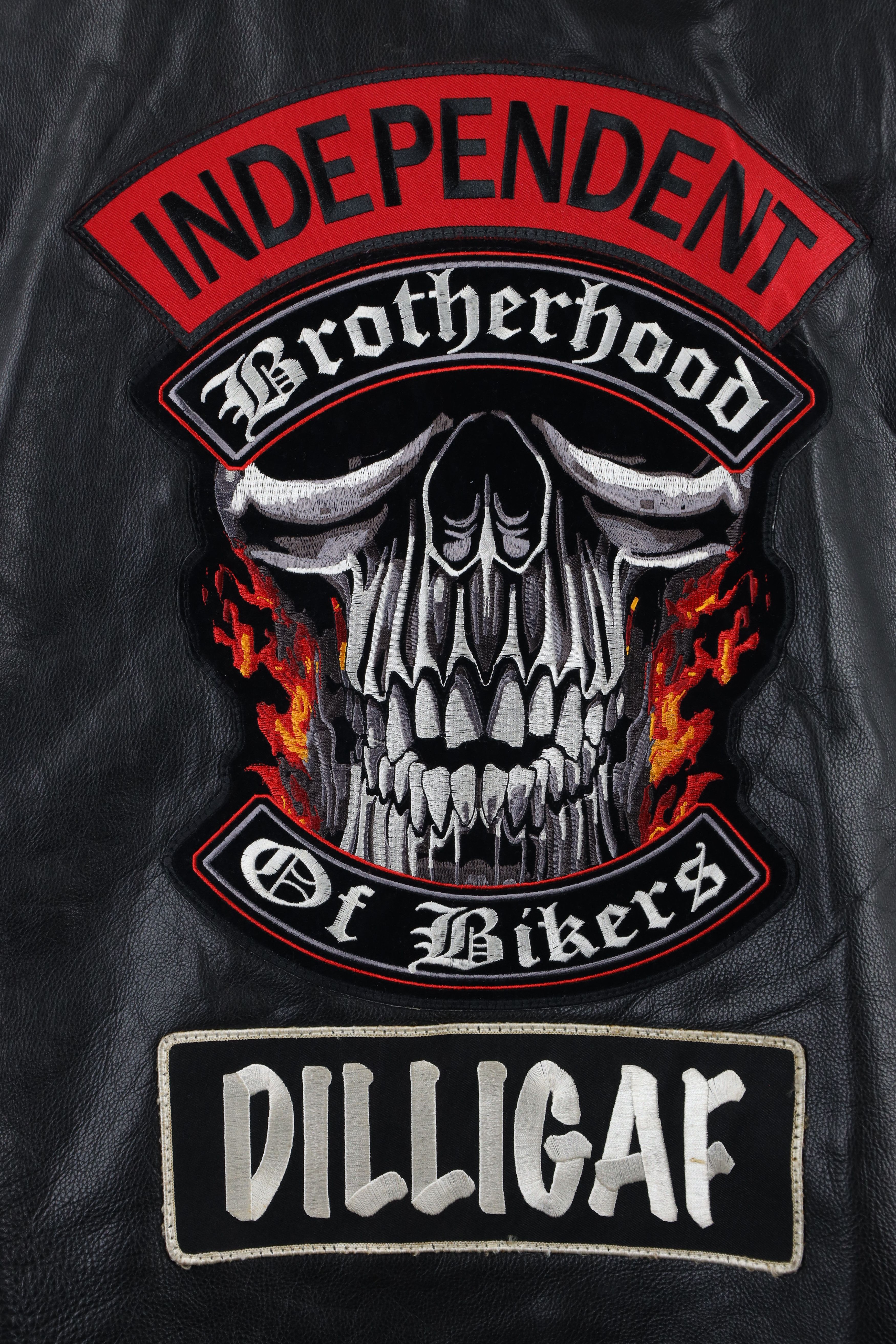 Vintage Vintage 90s Streetwear Brotherhood of Bikers Leather Vest Size US XL / EU 56 / 4 - 19 Thumbnail
