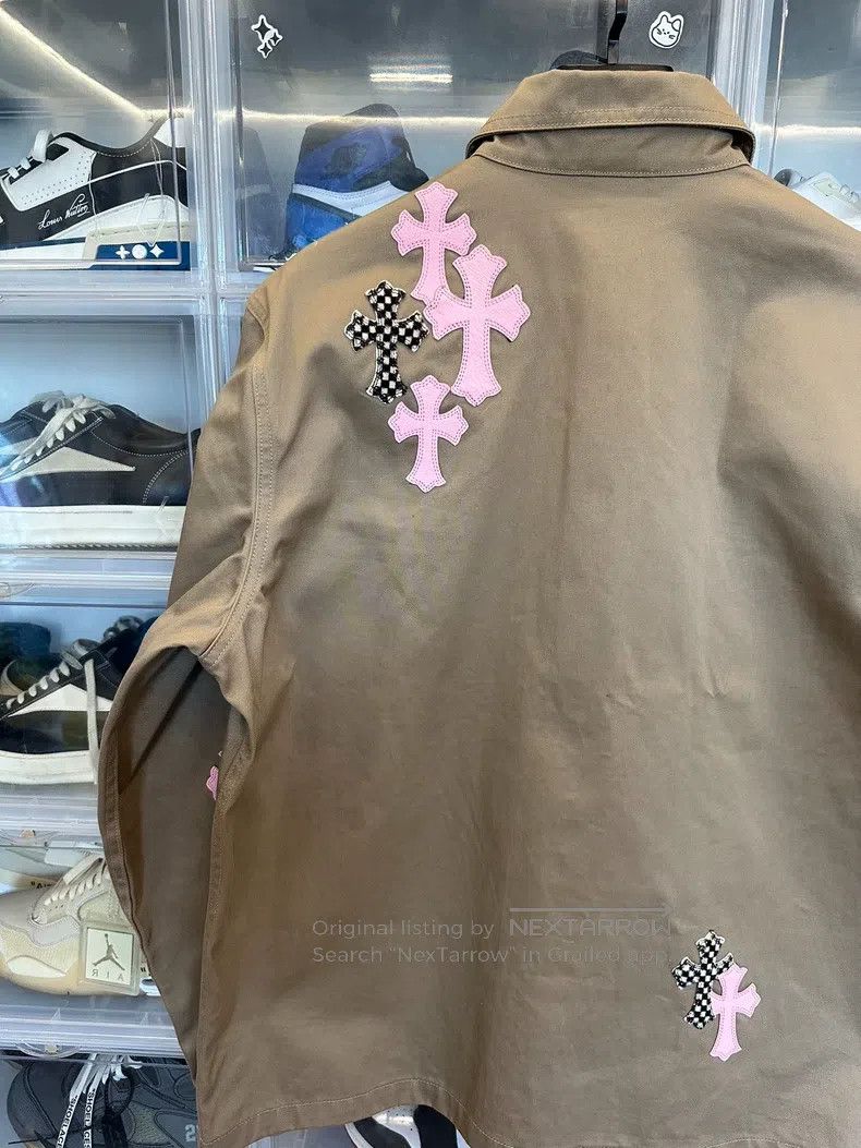 Chrome Hearts CHROME HEARTS Size XL Cherry blossom pink horse hair checke Size US XL / EU 56 / 4 - 4 Thumbnail