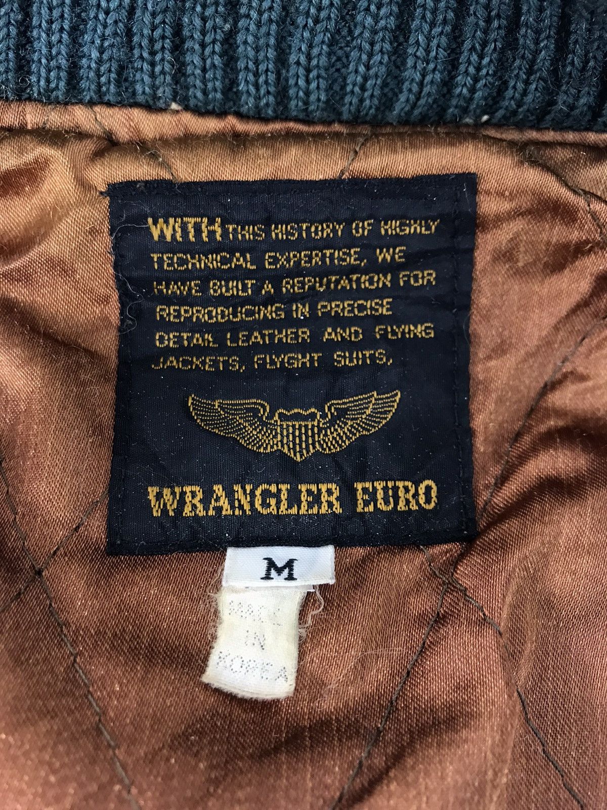 Wrangler Wrangler Euro Flying Jacket Suit Jacket Embroidery Logo Size US M / EU 48-50 / 2 - 7 Thumbnail
