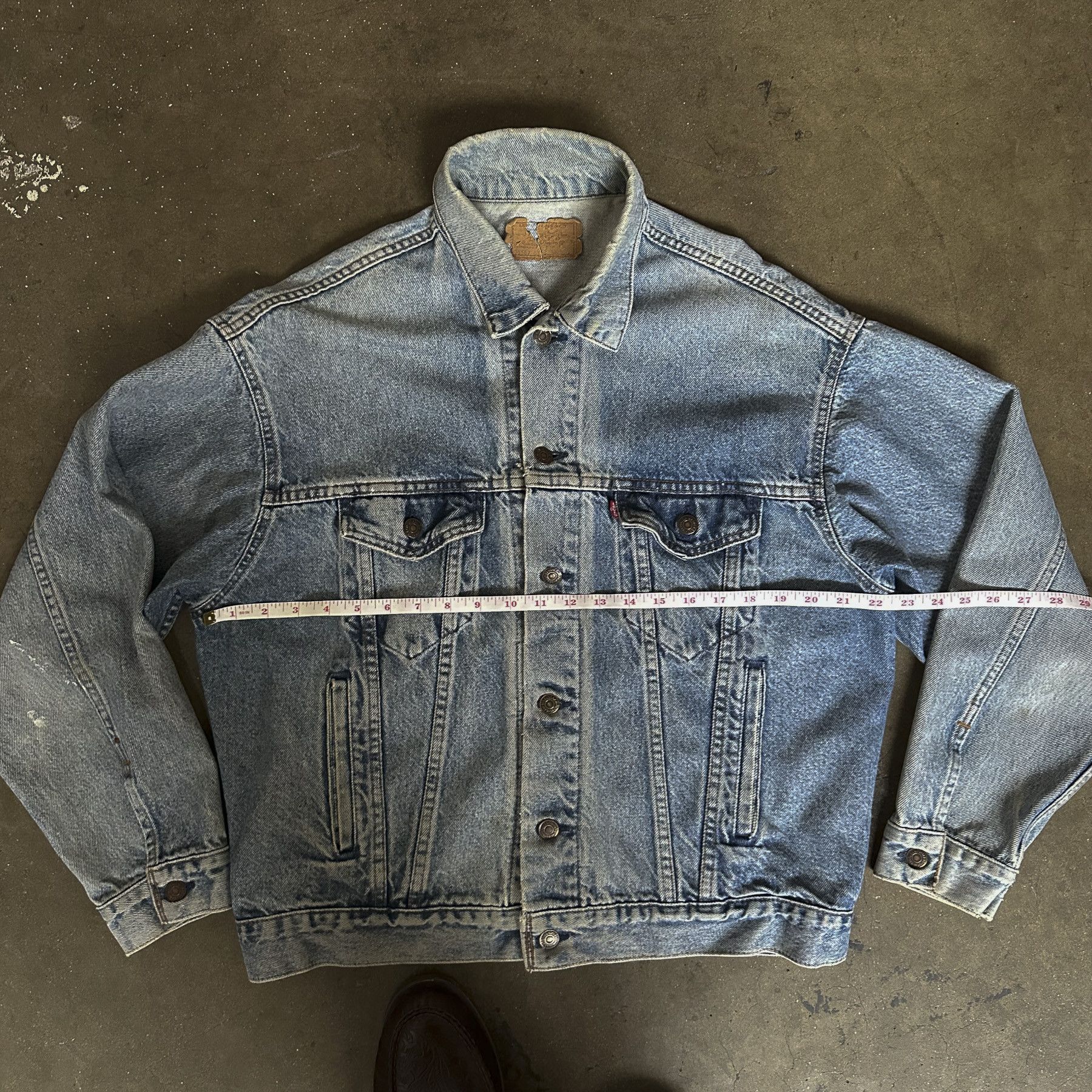 Levi's Made in USA Denim Jacket Size US L / EU 52-54 / 3 - 2 Thumbnail