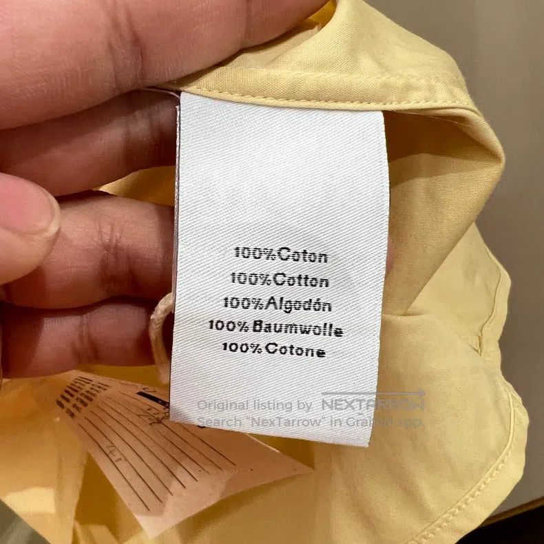 Hermes Hermes size 41 Solid Color Collared Button Long Sleeve Shir Size M / US 6-8 / IT 42-44 - 4 Thumbnail
