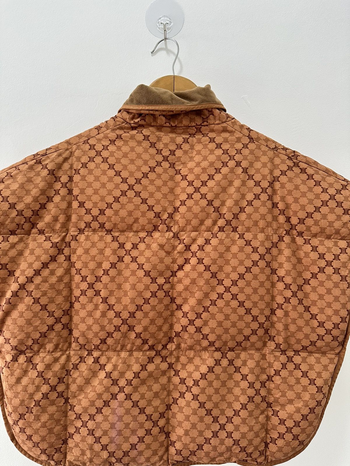 Celine Celine Full Print Monogram Logo Poncho Padded Design Size US M / EU 48-50 / 2 - 7 Thumbnail