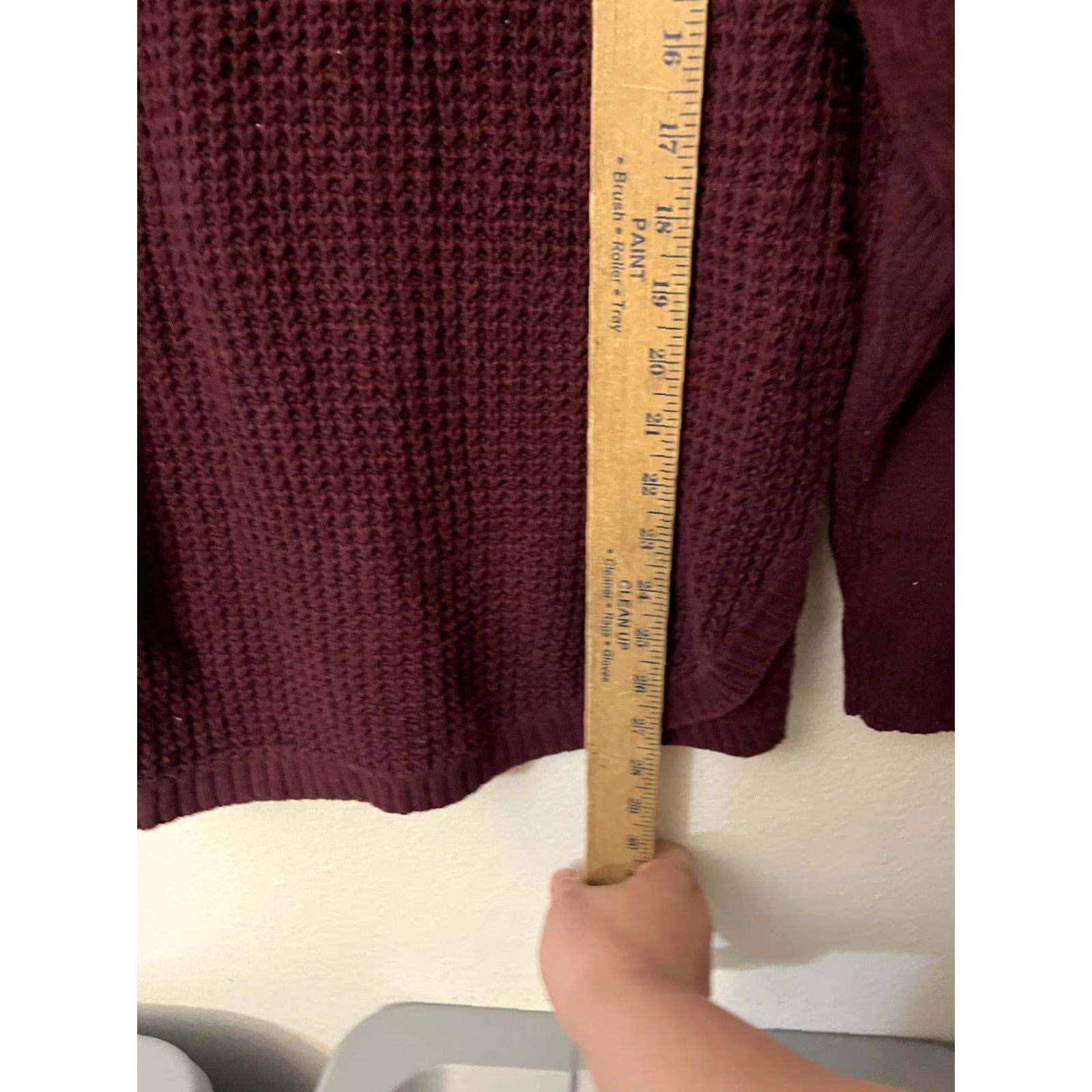 Vince Camuto Vince Camuto WOMEN'S Maroon LONG SLEEVE KNIT SWEATER Size M Size M / US 6-8 / IT 42-44 - 4 Thumbnail