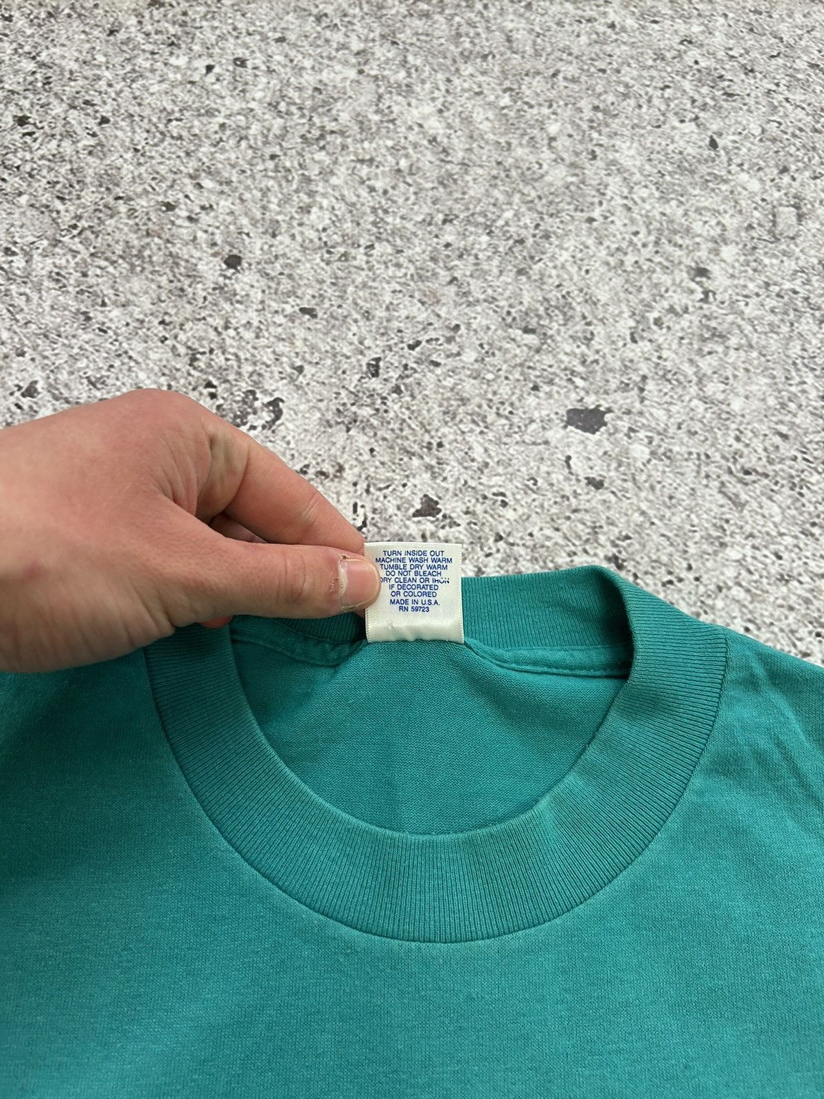 NFL × Vintage Vintage 90s Miami Dolphins NFL Retro Single Stich T-Shirt Size US L / EU 52-54 / 3 - 6 Thumbnail
