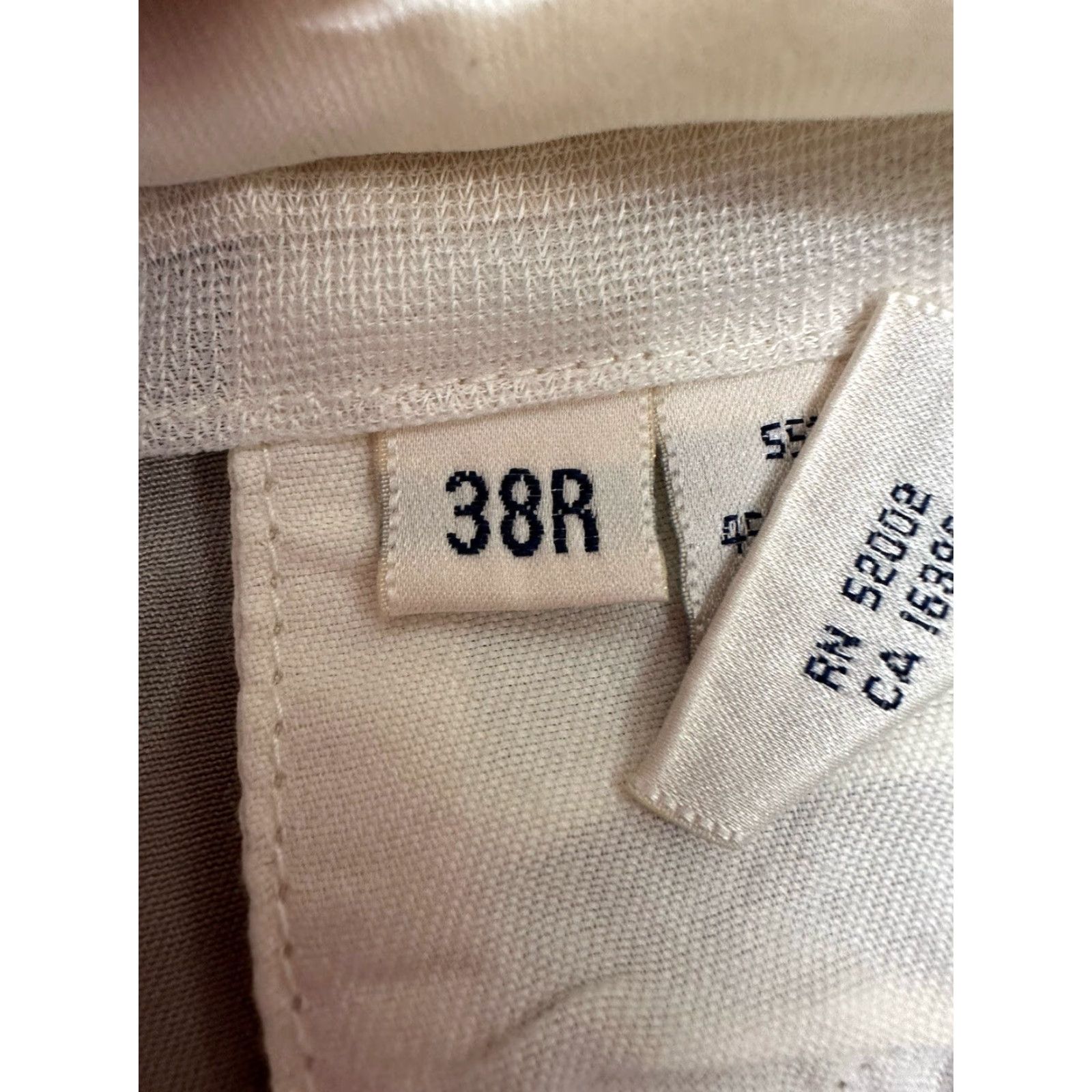 Liz Claiborne Claiborne Mens Dress Pants 38R Brown Tan Pleated Pockets Rolled Hems Straight Front Regular Rise 30in Inseam Casual Business Slacks Mens Size US 38 / EU 54 - 6 Thumbnail
