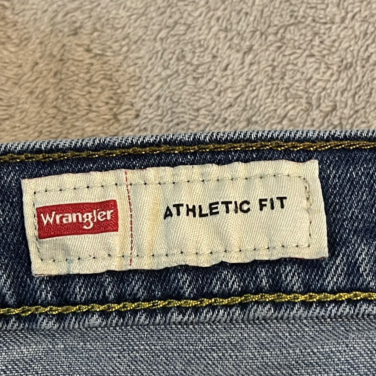 Wrangler Vintage Wrangler Athletic Fit Blue Denim Jeans Mens 38x30 Size US 38 / EU 54 - 3 Thumbnail
