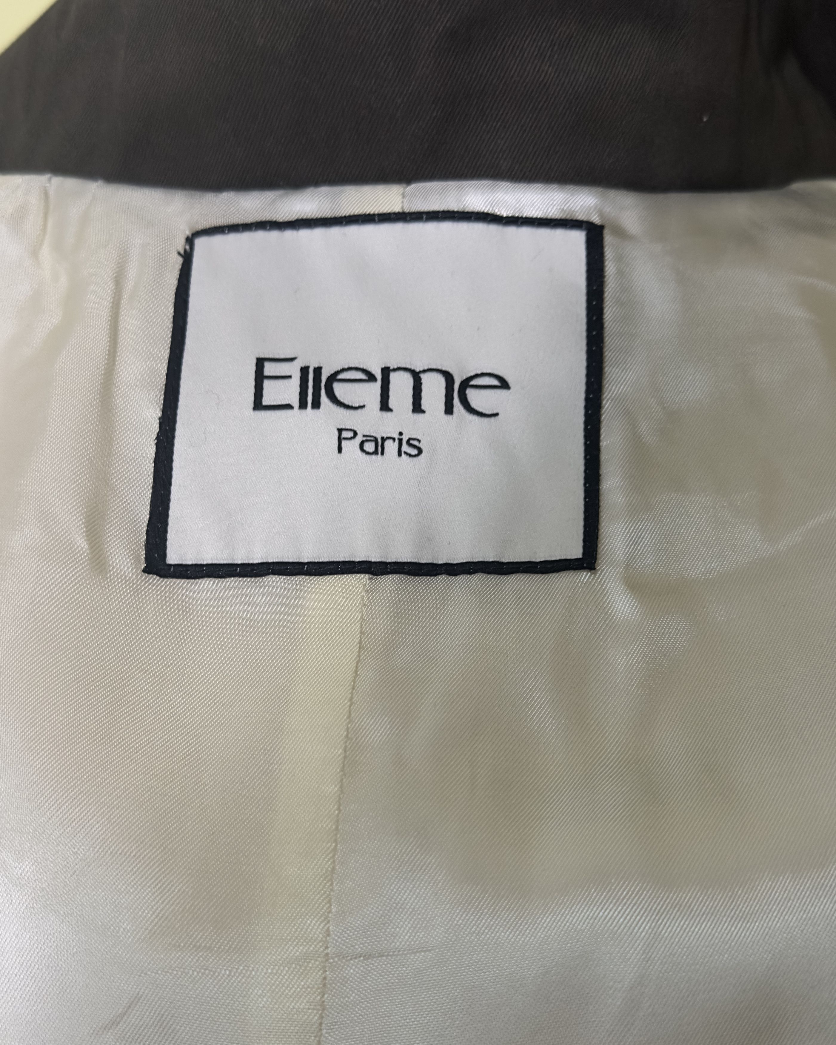 Elleme Elleme Paris White Teddy Jacket with Dark Green Accents Size XS / US 0-2 / IT 36-38 - 8 Thumbnail