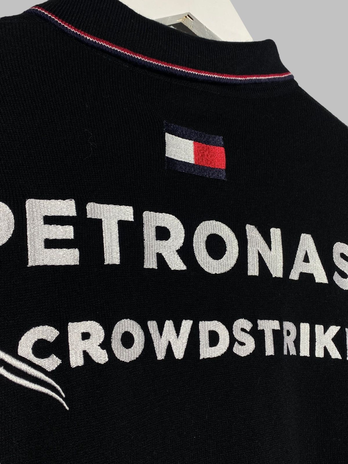 Mercedes-Benz 🔥 MERCEDES F1 LONG SLEEVE POLO RACING TOMMY BOSS VIBES Size US XL / EU 56 / 4 - 15 Thumbnail