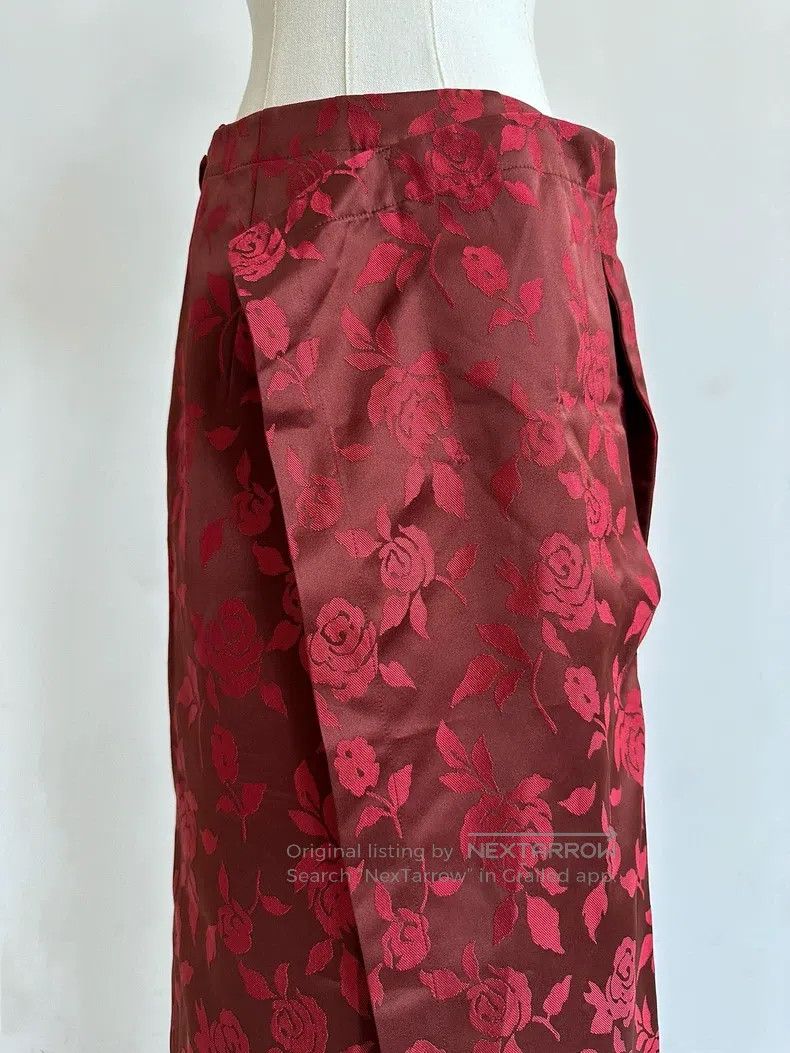 Junya Watanabe Junya Watanabe size M Rose Floral Skirt Size 23" - 3 Thumbnail