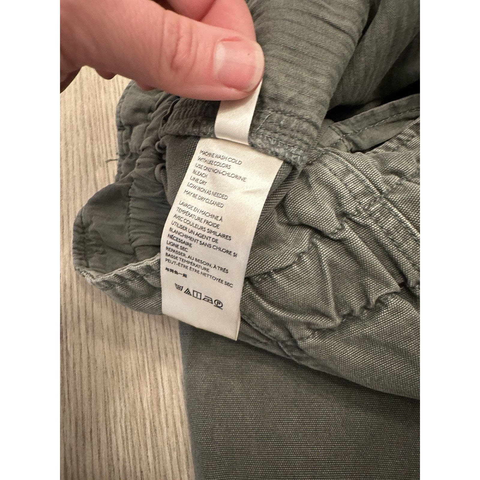 Free People Free People Womens S High-Waisted Olive Green Paperbag Pant Size 27" / US 4 / IT 40 - 10 Thumbnail