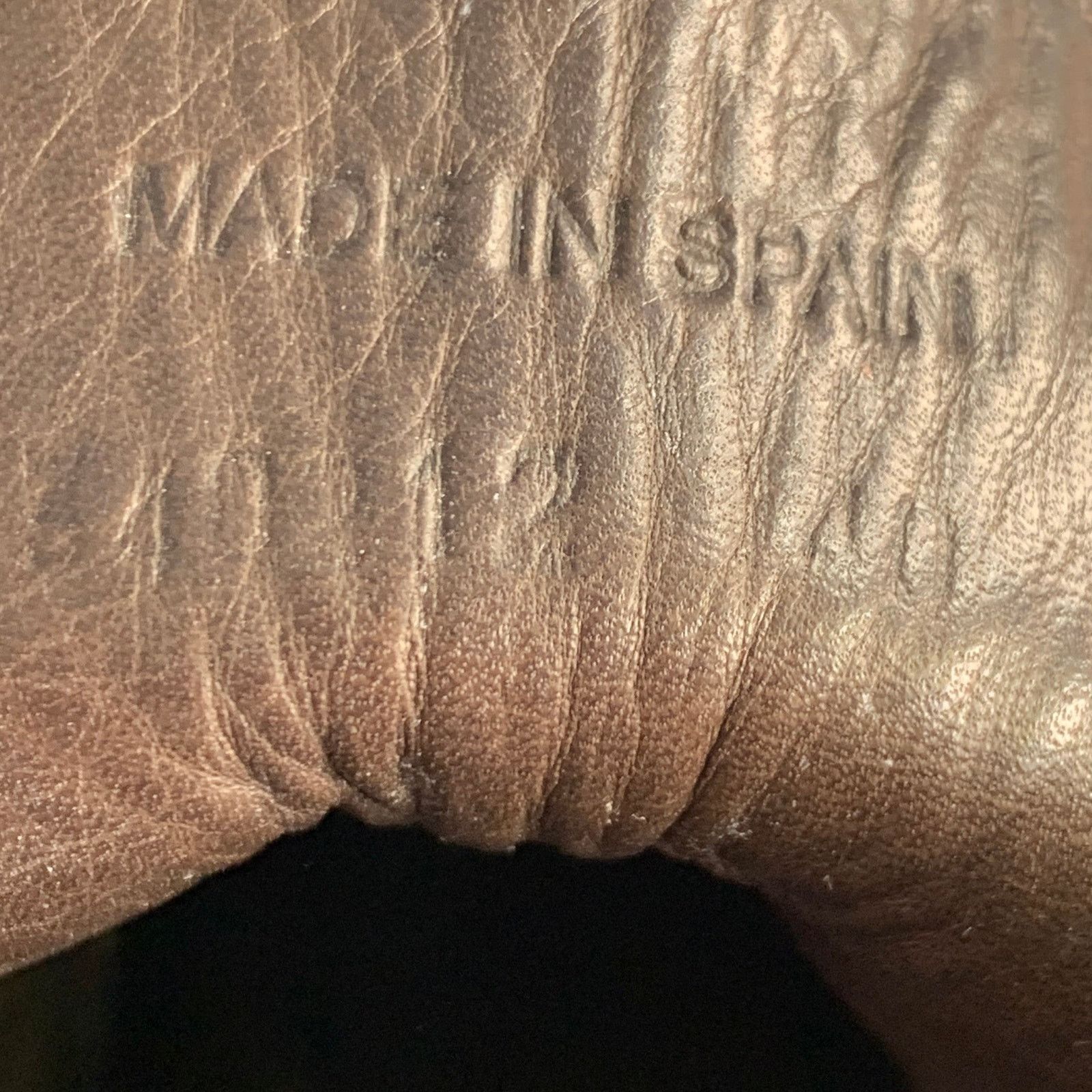 n.d.c. made by hand N.D.C. Size 10 Brown Leather Lace-Up Boots Size US 10 / IT 40 - 9 Thumbnail
