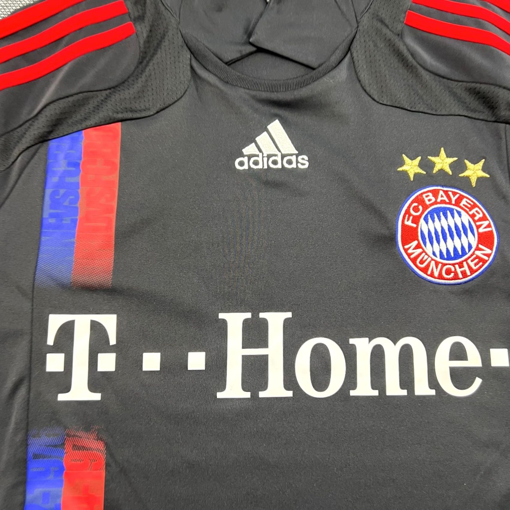 Adidas Adidas Shirt Bayern Munich 2007 2008 Third Football Jersey Mens Medium Black Short Sleeve Moisture Wicking Quick Dry Football Shirt Mens Size US M / EU 48-50 / 2 - 6 Thumbnail
