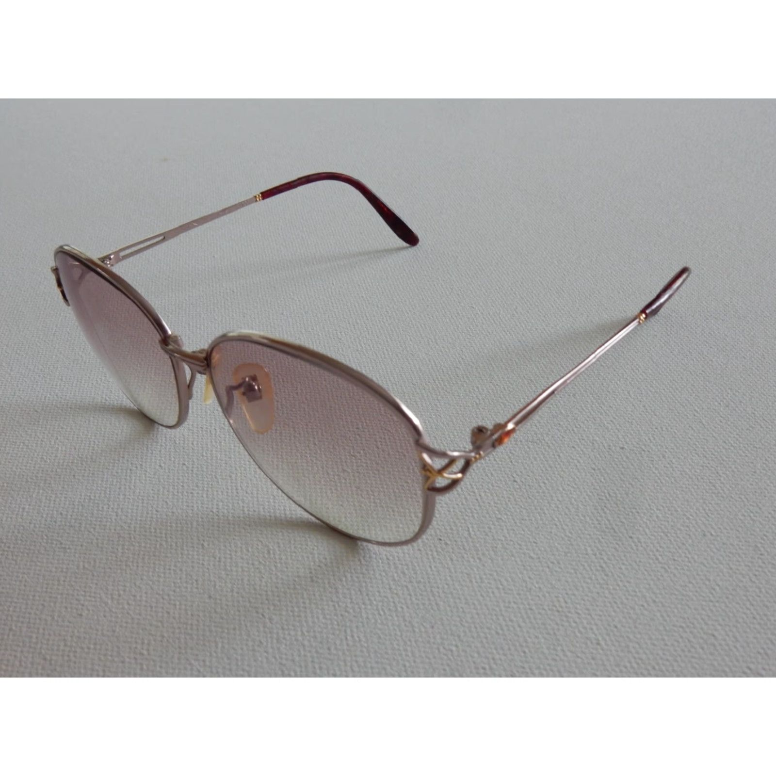 Lancel VINTAGE Lancel Sunglasses Women 56mm Silver Gold Frames Prescription Light Magnification Size ONE SIZE - 3 Thumbnail