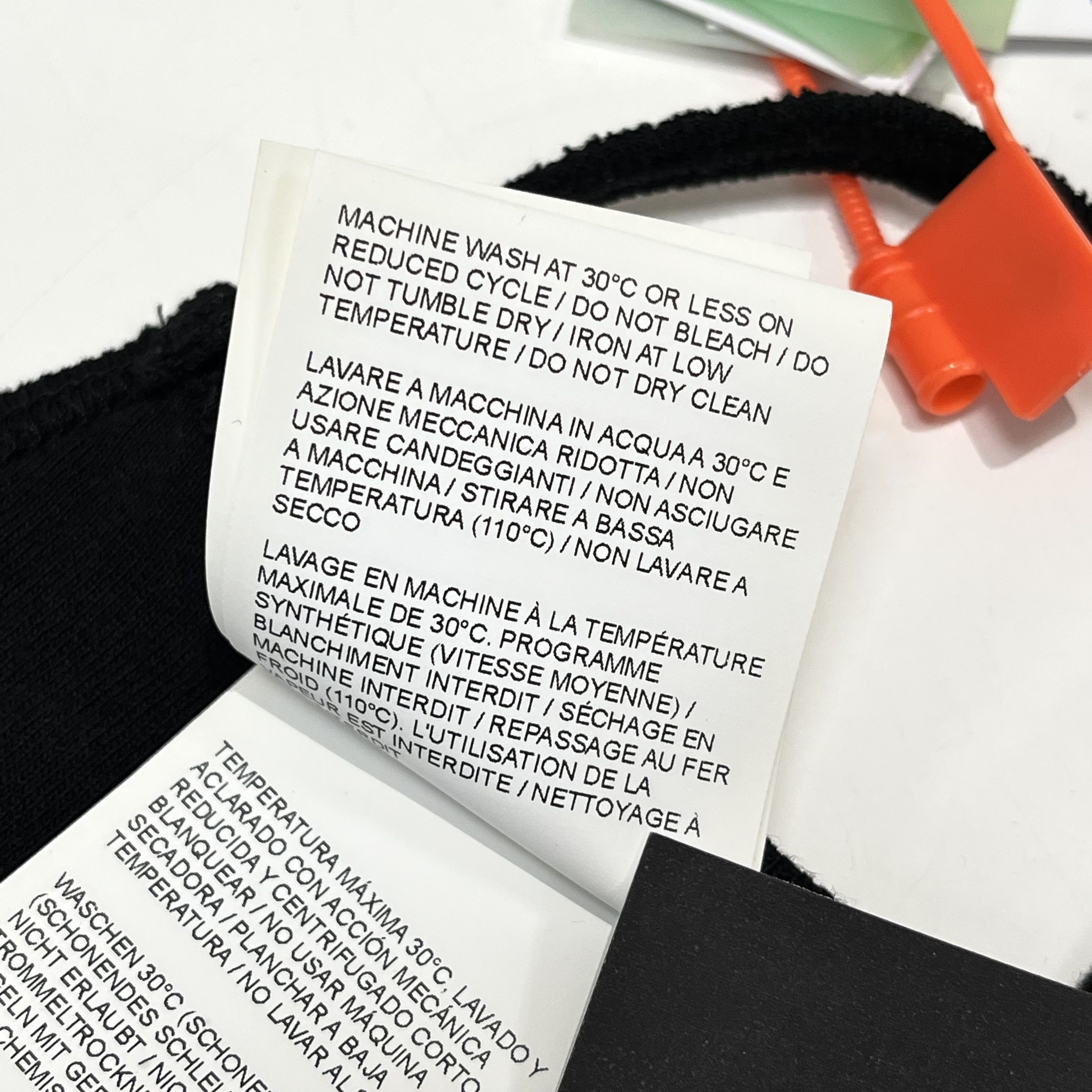 Off-White Off-White Logo Face Mask Black Size ONE SIZE - 5 Thumbnail