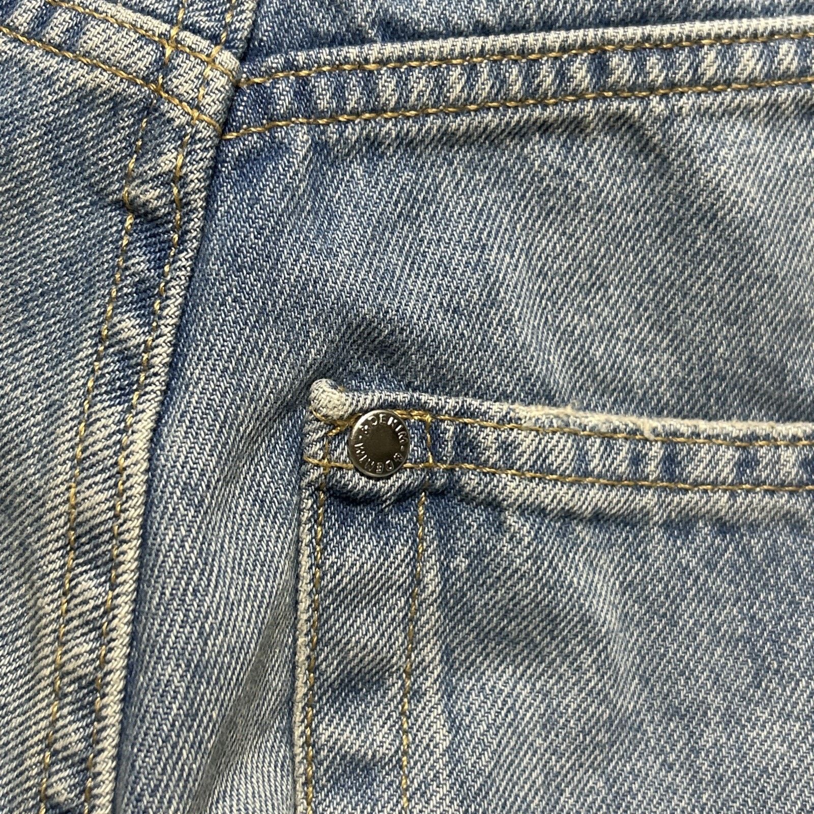 H&M Beyond Baggy Jeans Womens 8 - 30x31 Raw Hem Hamilton Loose Size 30" / US 8 / IT 44 - 15 Thumbnail