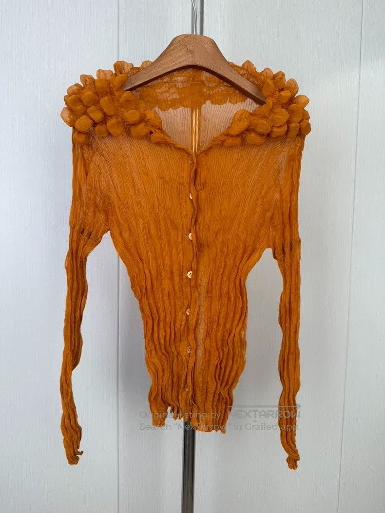 Issey Miyake Issey Miyake Willow Print Cardigan Size S / US 4 / IT 40 - 4 Thumbnail
