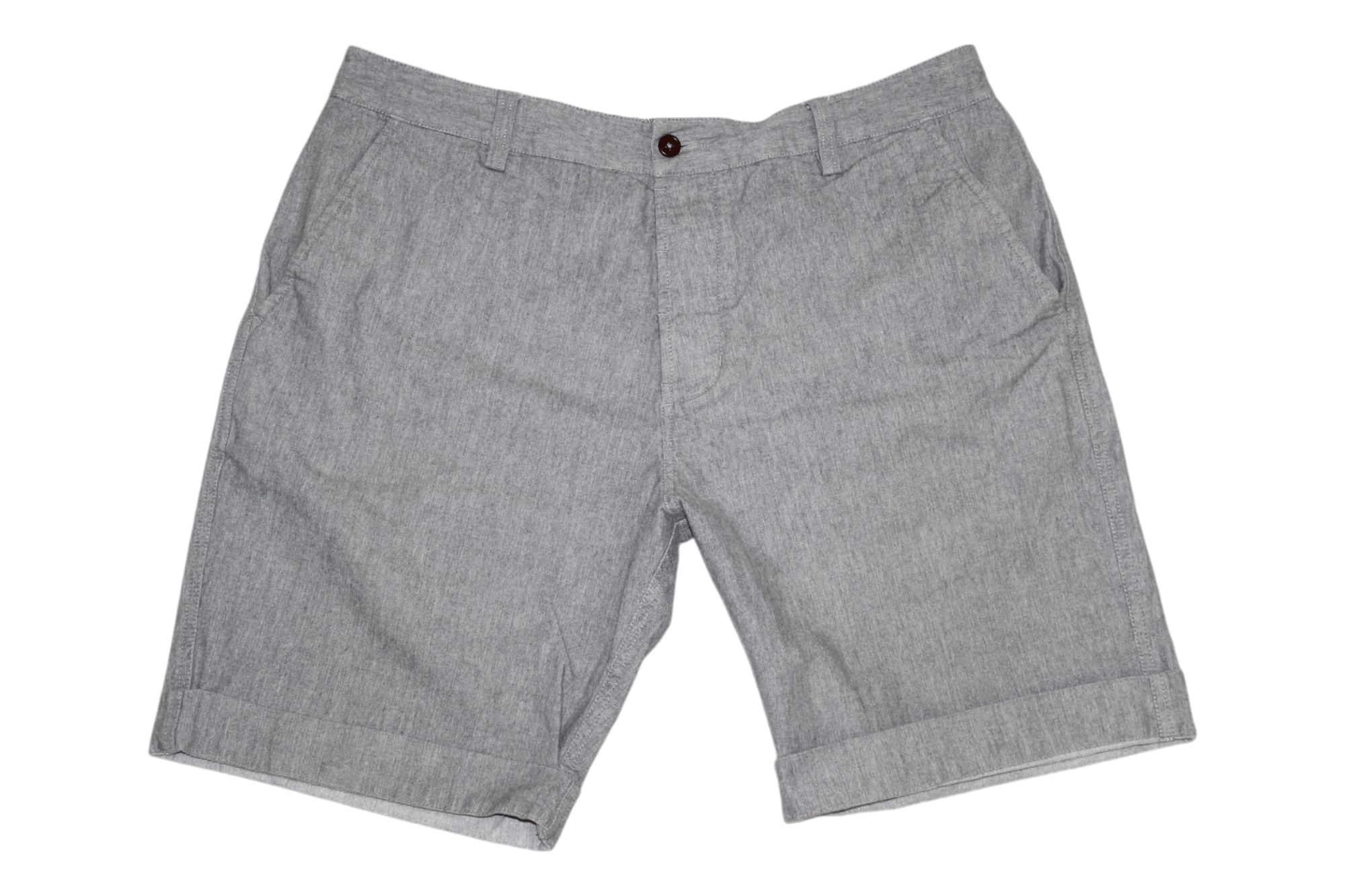 Universal Works Universal Works Grey Classic Cotton Chino Shorts Size US 34 / EU 50 - 1 Thumbnail