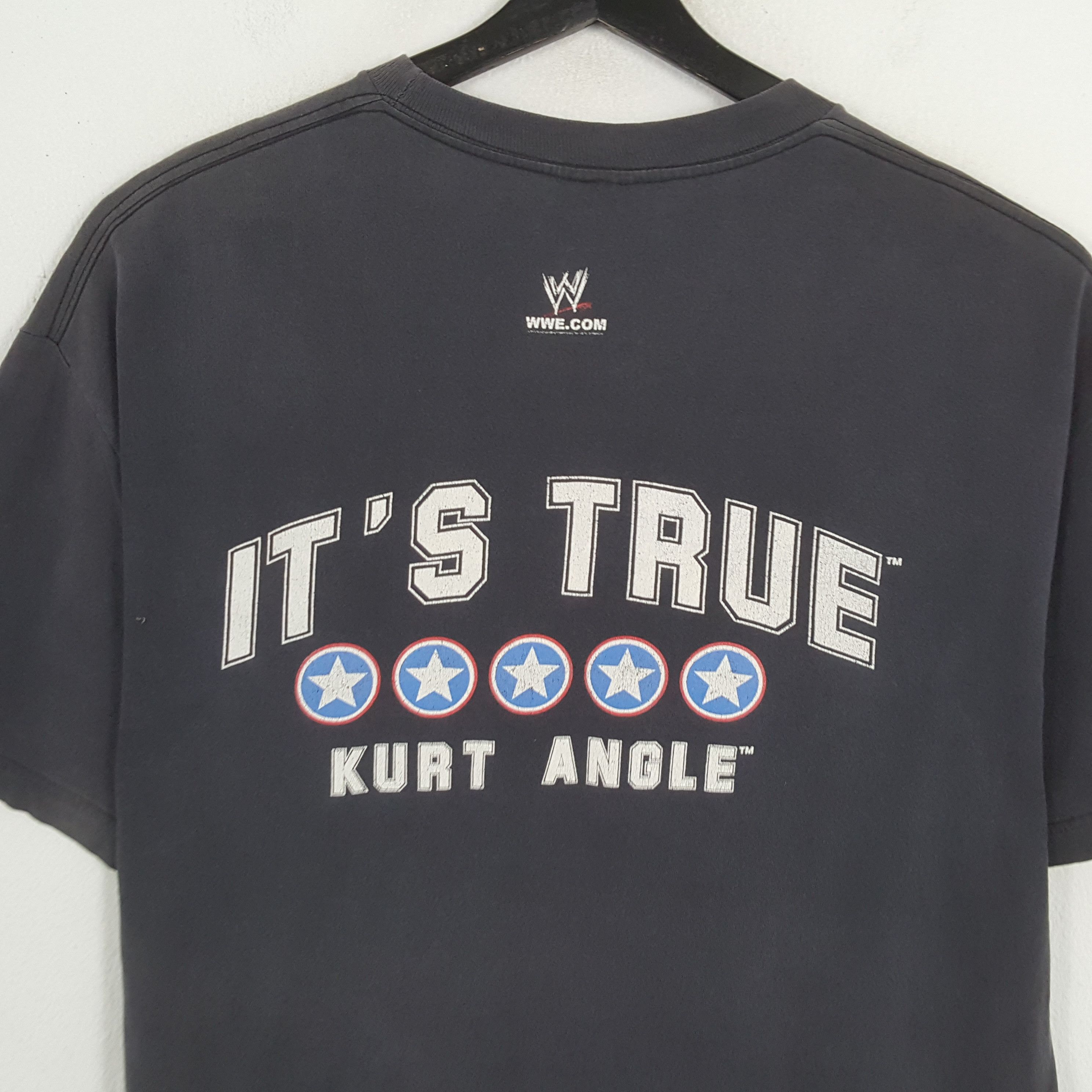 Vintage × WWE WWE KURT ANGLE Wrestling Entertainment Vintage Tshirt Size US XL / EU 56 / 4 - 4 Thumbnail