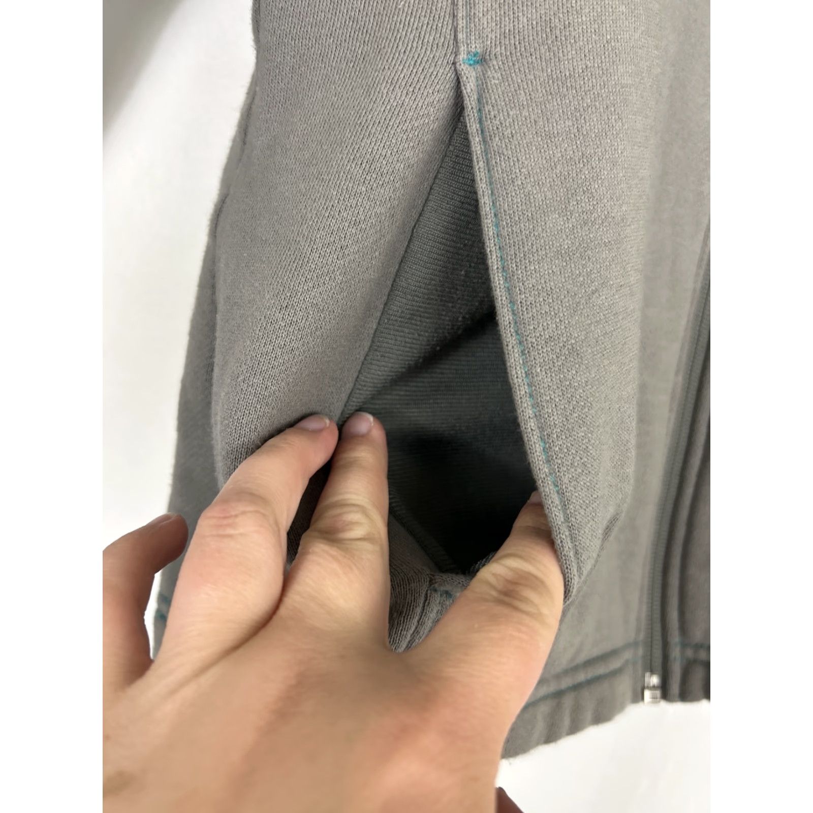 Merrell Merrell Womens Small Gray Full Zip Hooded Sweater Cotton Polyester Mens? Size S / US 4 / IT 40 - 6 Thumbnail