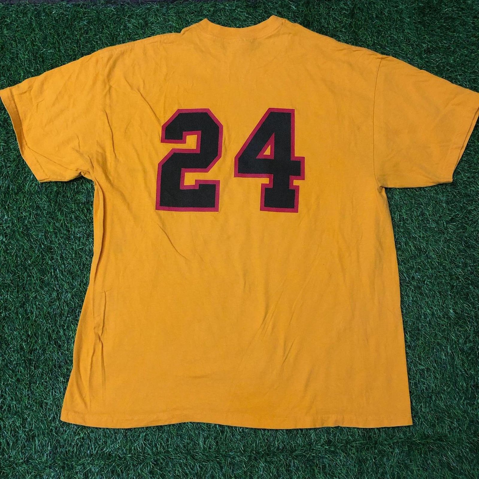 Hanes Men’s Yellow GSF Softball Graphic Number Tee Size US XL / EU 56 / 4 - 2 Thumbnail