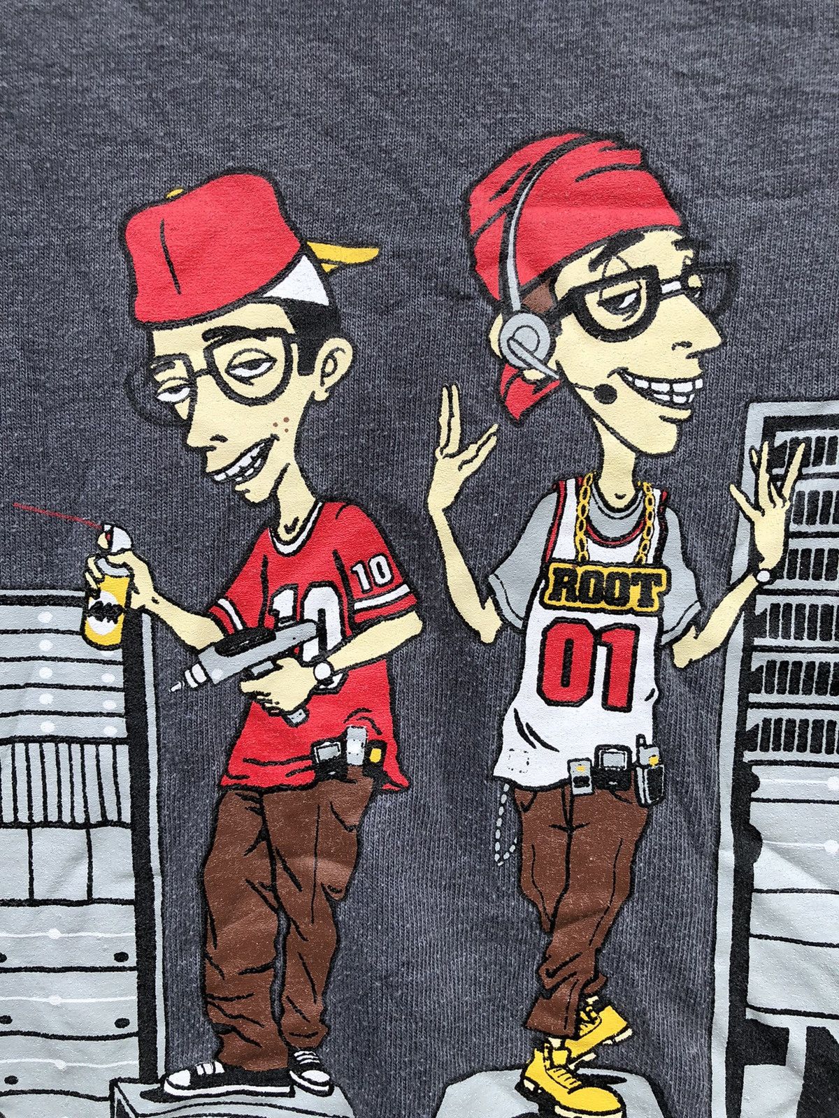Japanese Brand × Vintage Vintage Y2K Keepin I.T Real Cartoons Tshirt Size US L / EU 52-54 / 3 - 6 Thumbnail
