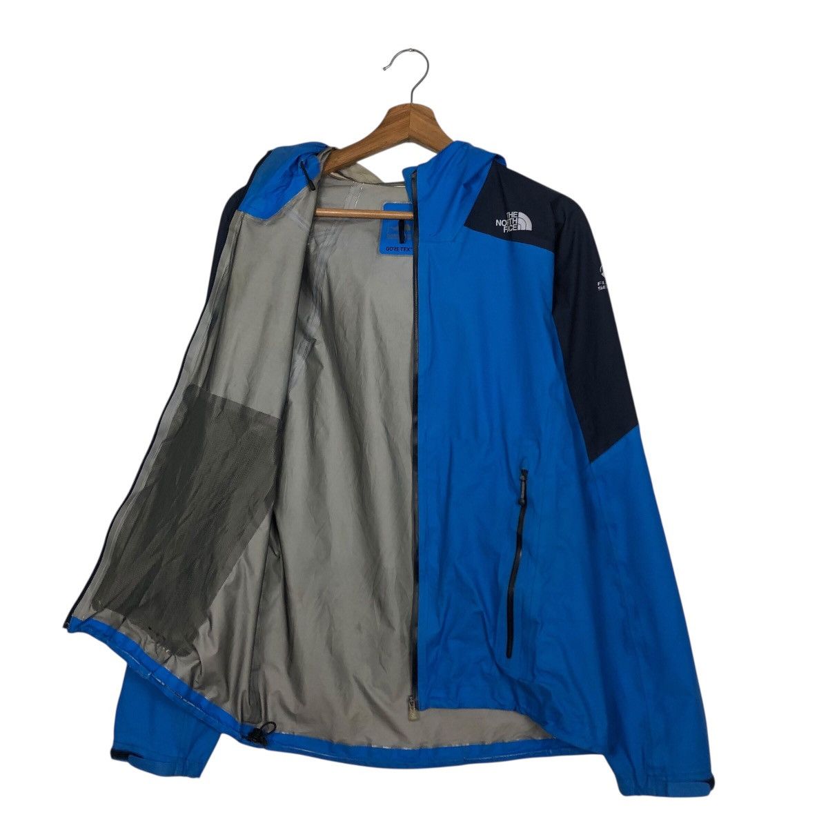 The North Face 📌Rich Blue Zipper Outdoor Hunting The North Face Goretex Size US M / EU 48-50 / 2 - 13 Thumbnail